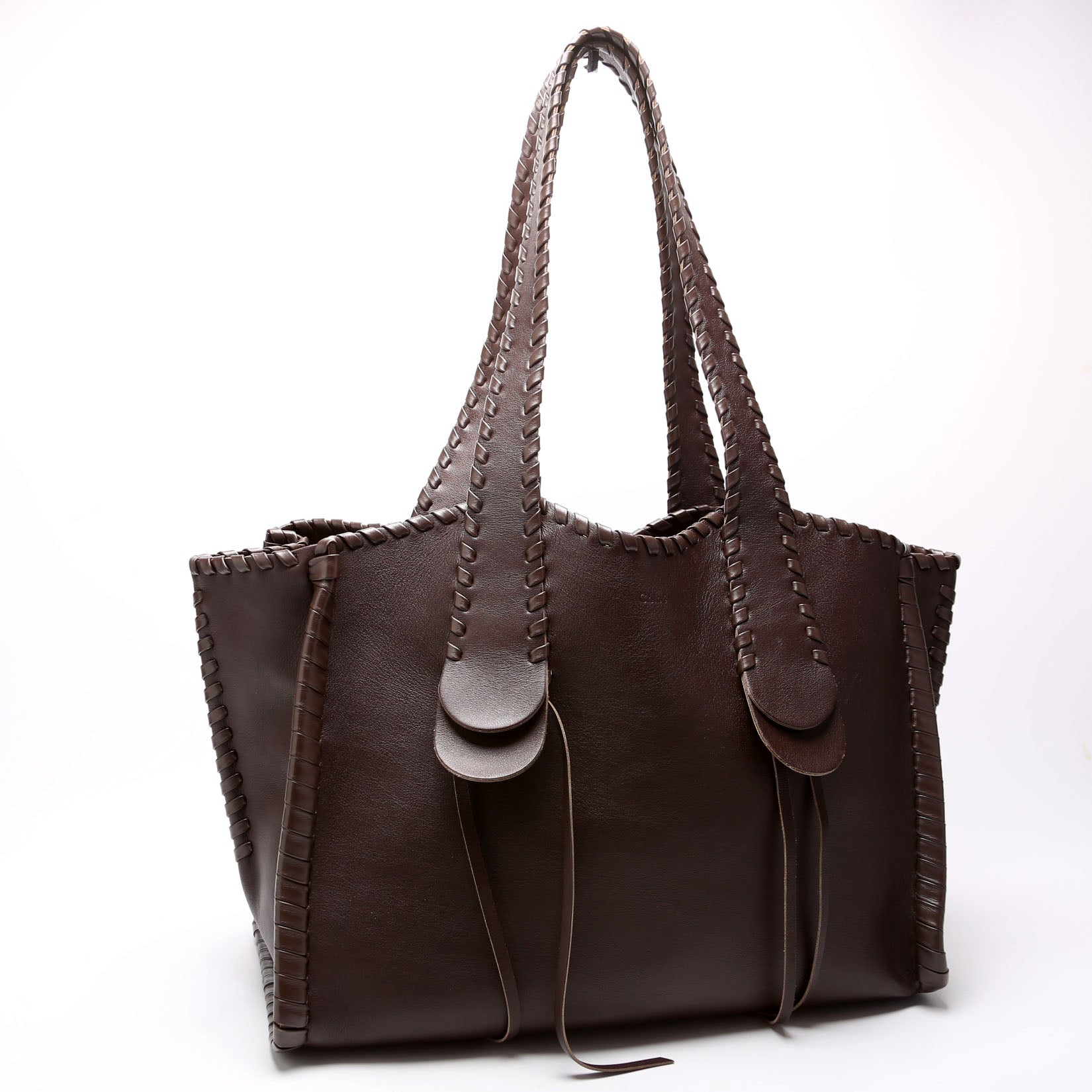 Mony Large Tote Bag Brown