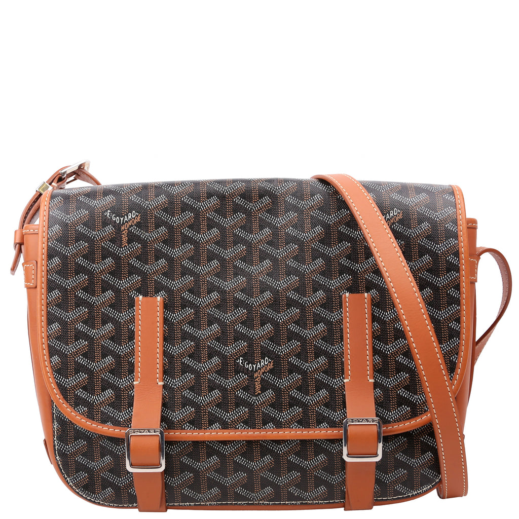 Belvedere MM Goyardine Canvas Black/Brown