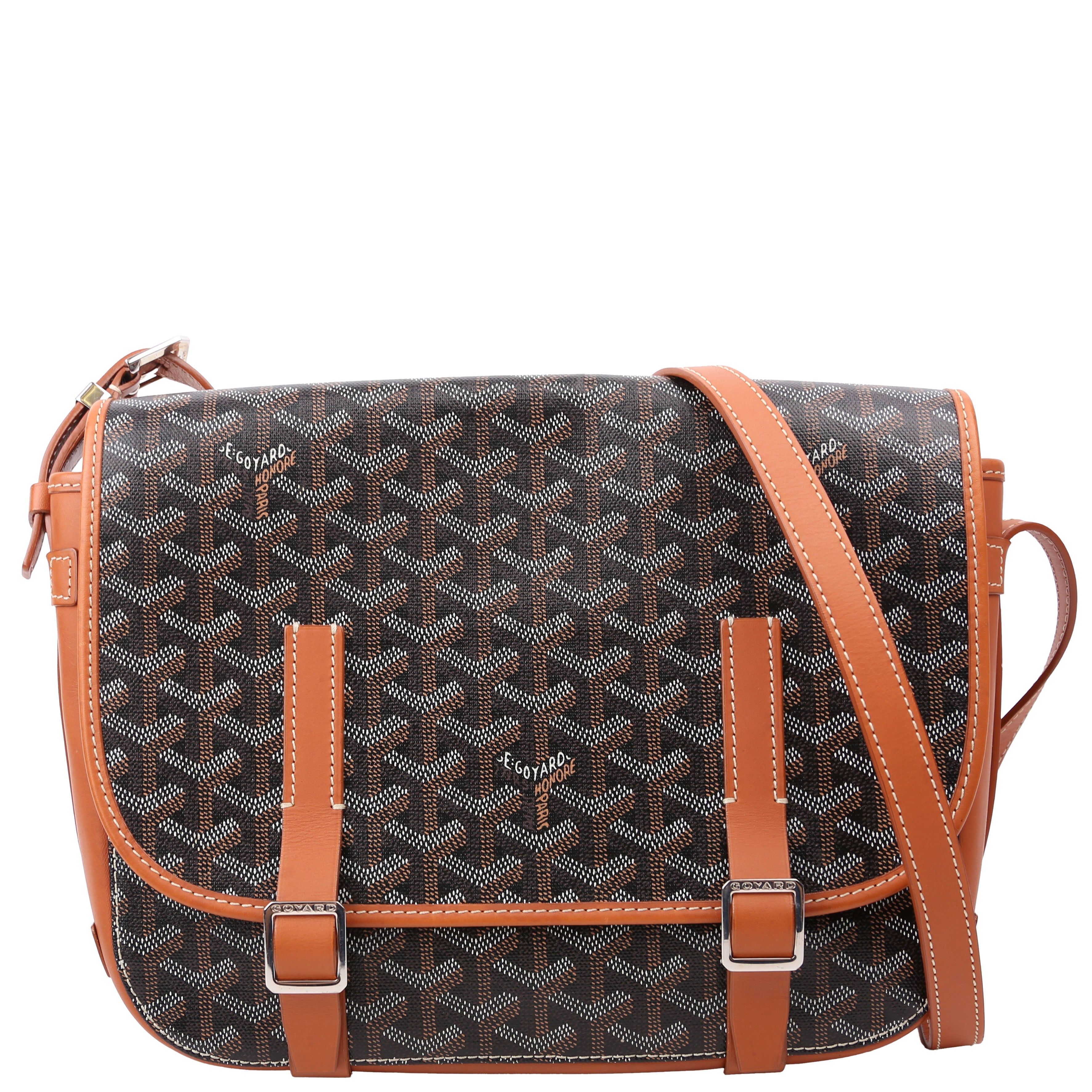 Belvedere MM Goyardine Canvas Black/Brown