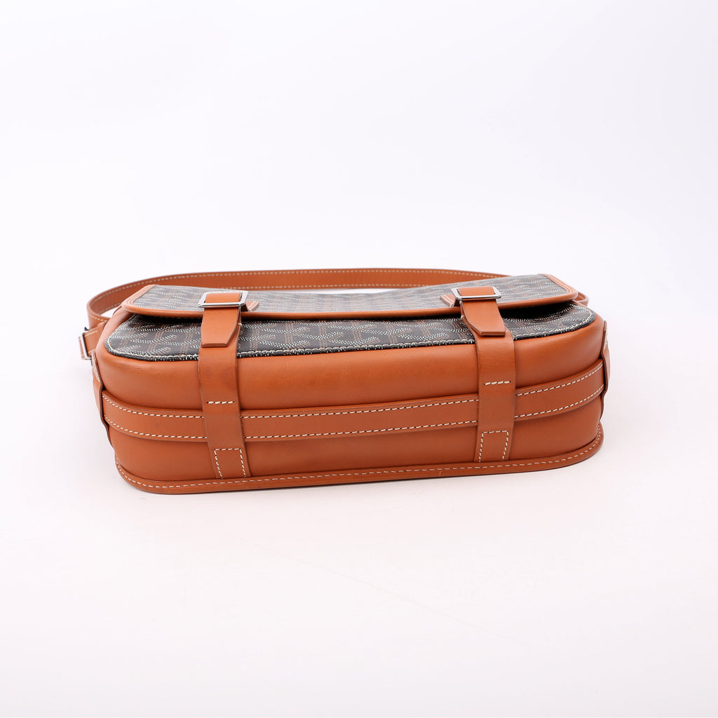 Belvedere MM Goyardine Canvas Black/Brown