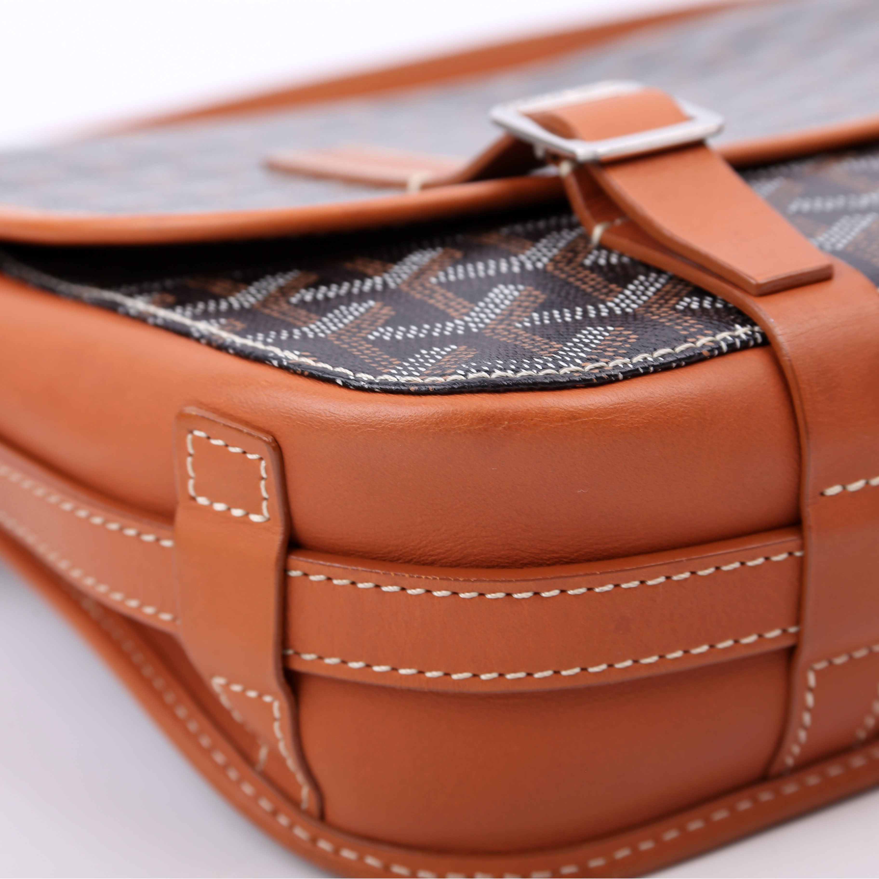 Belvedere MM Goyardine Canvas Black/Brown