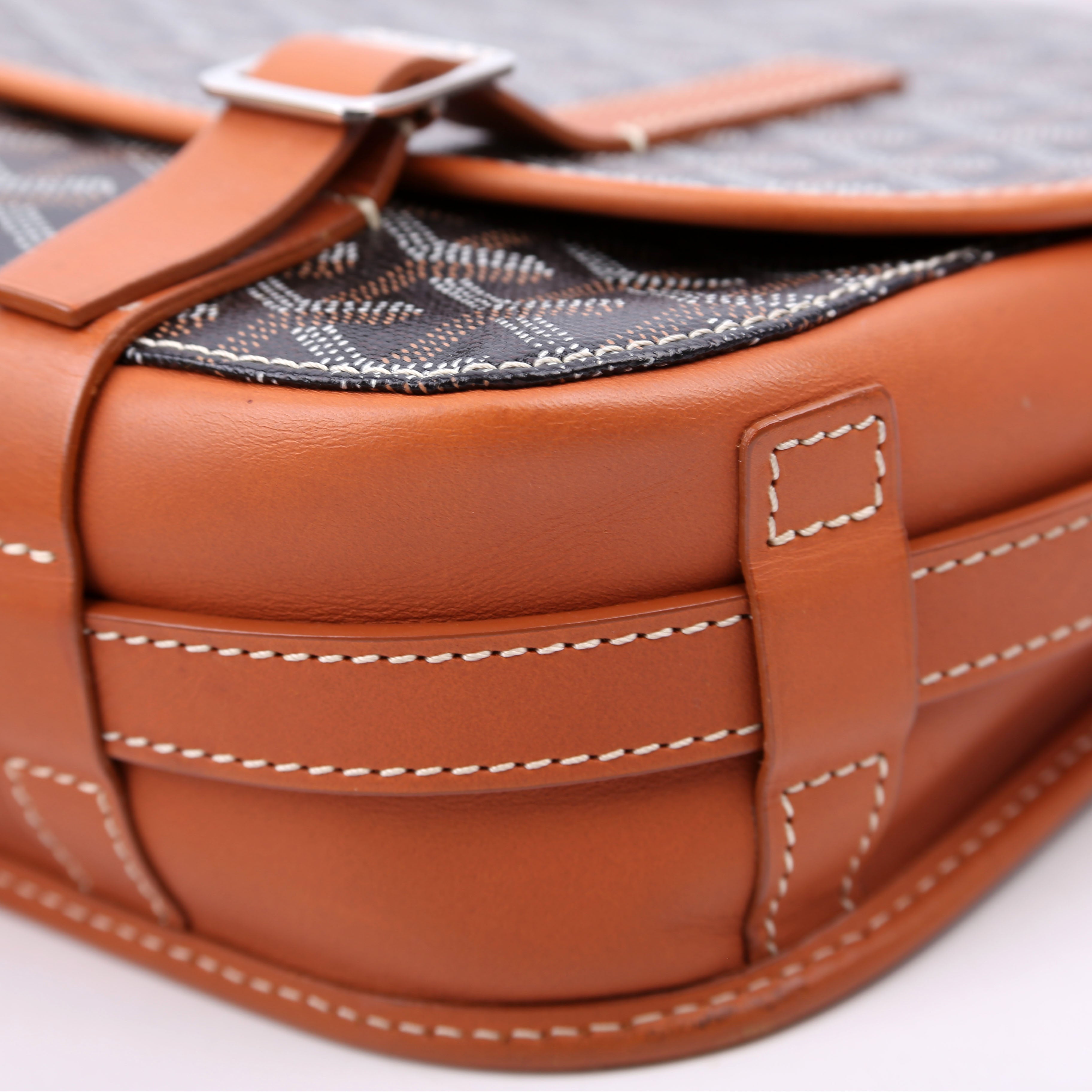 Belvedere MM Goyardine Canvas Black/Brown
