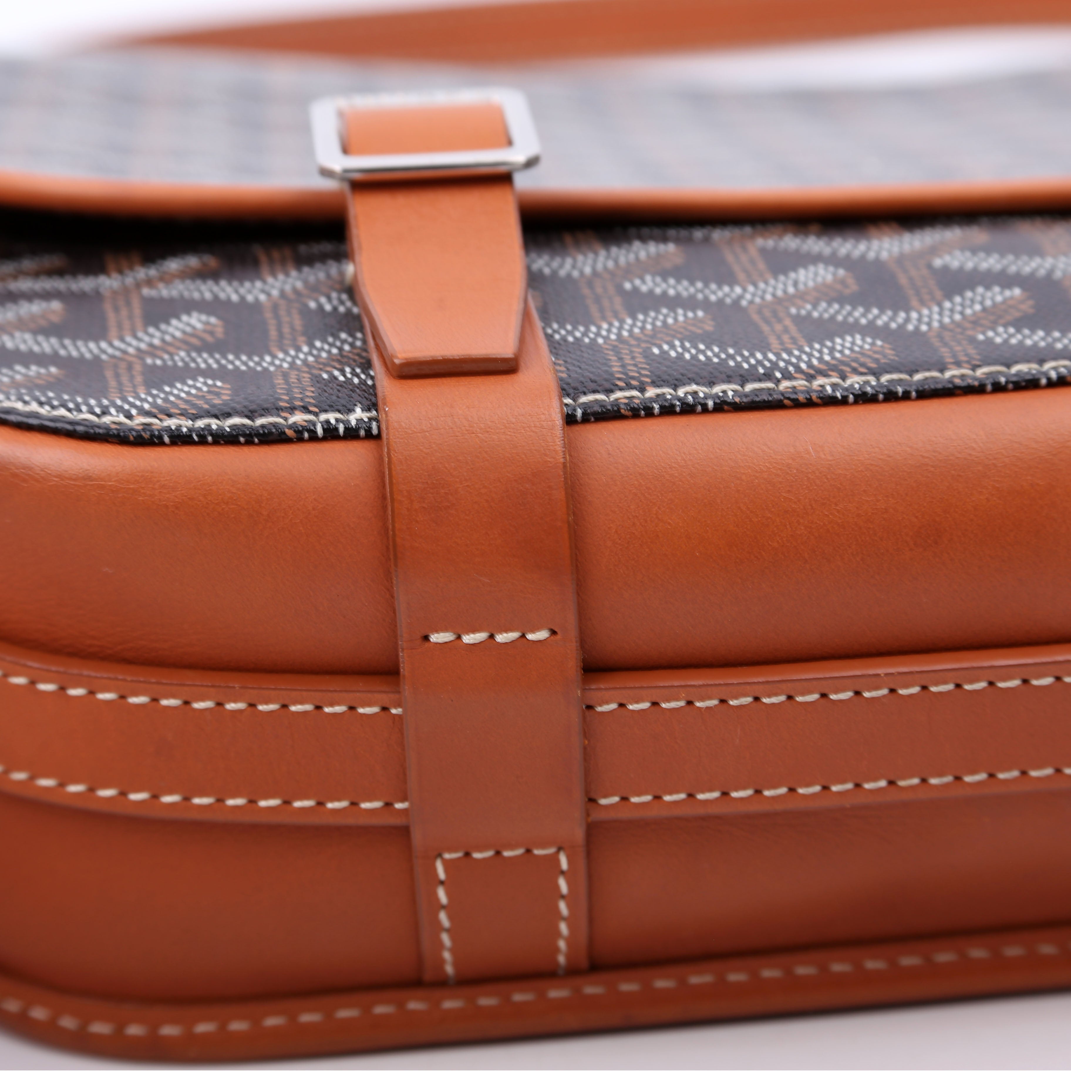 Belvedere MM Goyardine Canvas Black/Brown