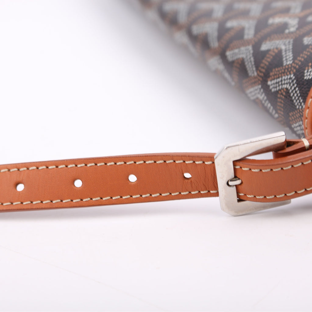 Belvedere MM Goyardine Canvas Black/Brown