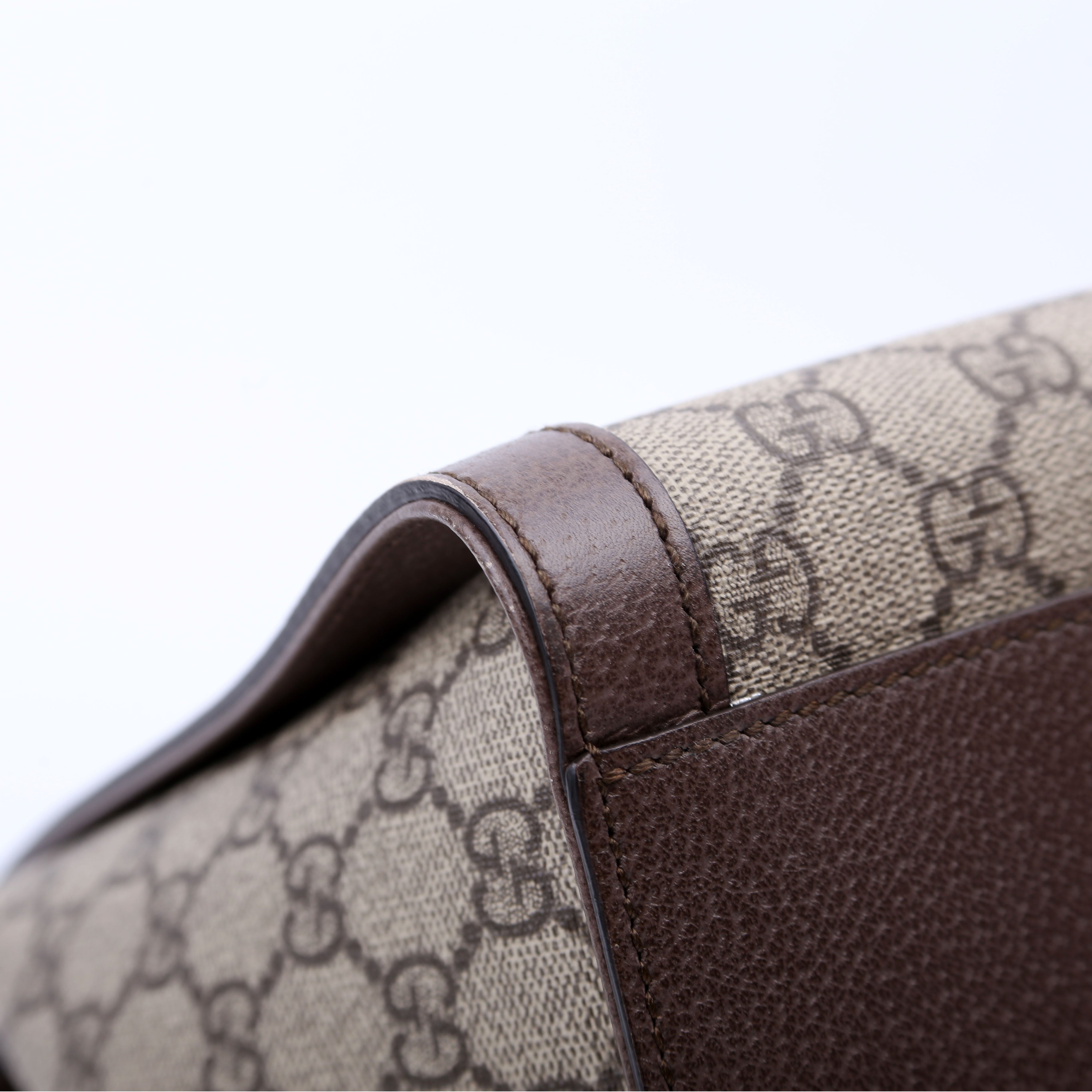 524537 Ophidia GG Medium Tote Brown