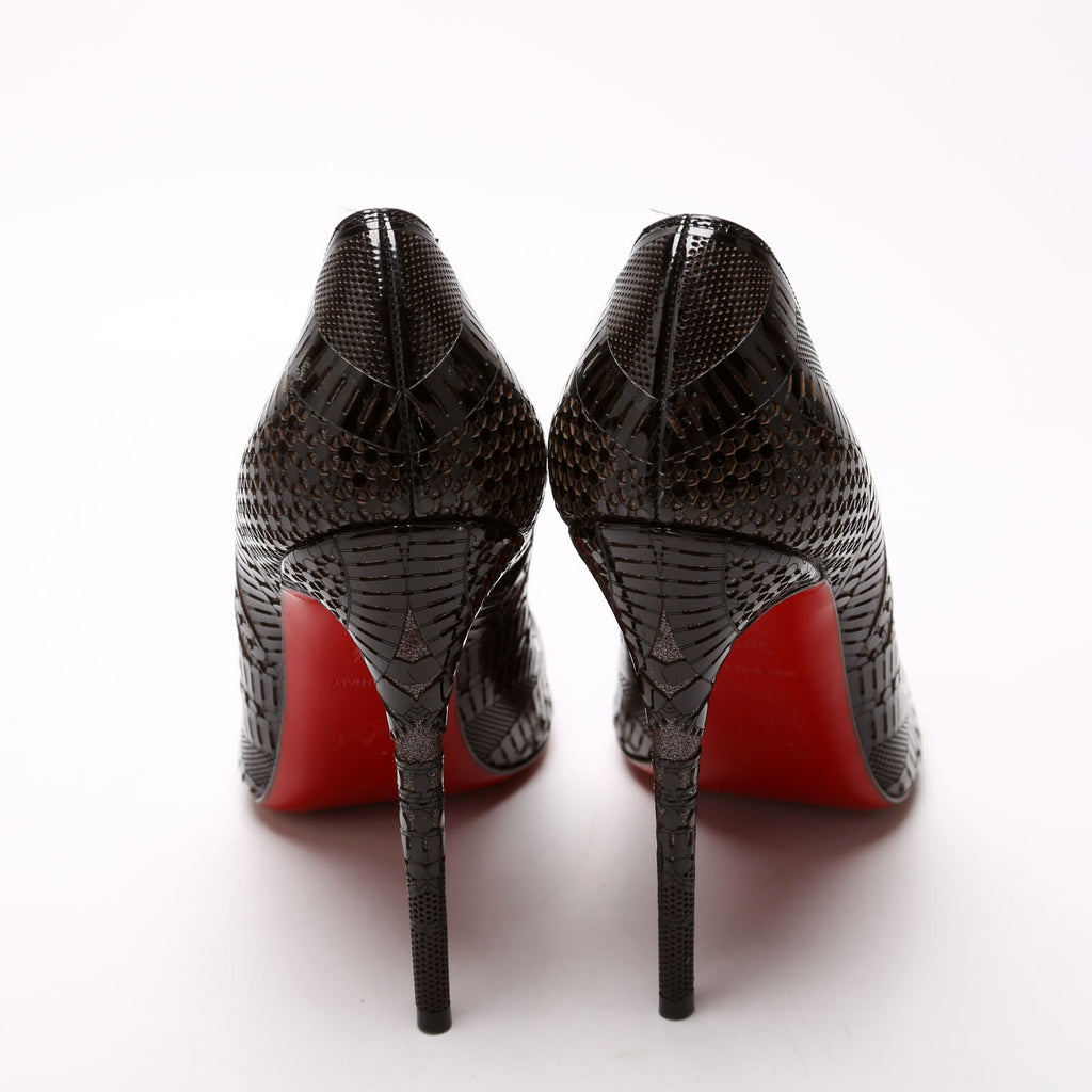 Kristali 120 Pumps Size 36.5 Black/Brown