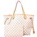 Neverfull with Wallet MM Damier Azur