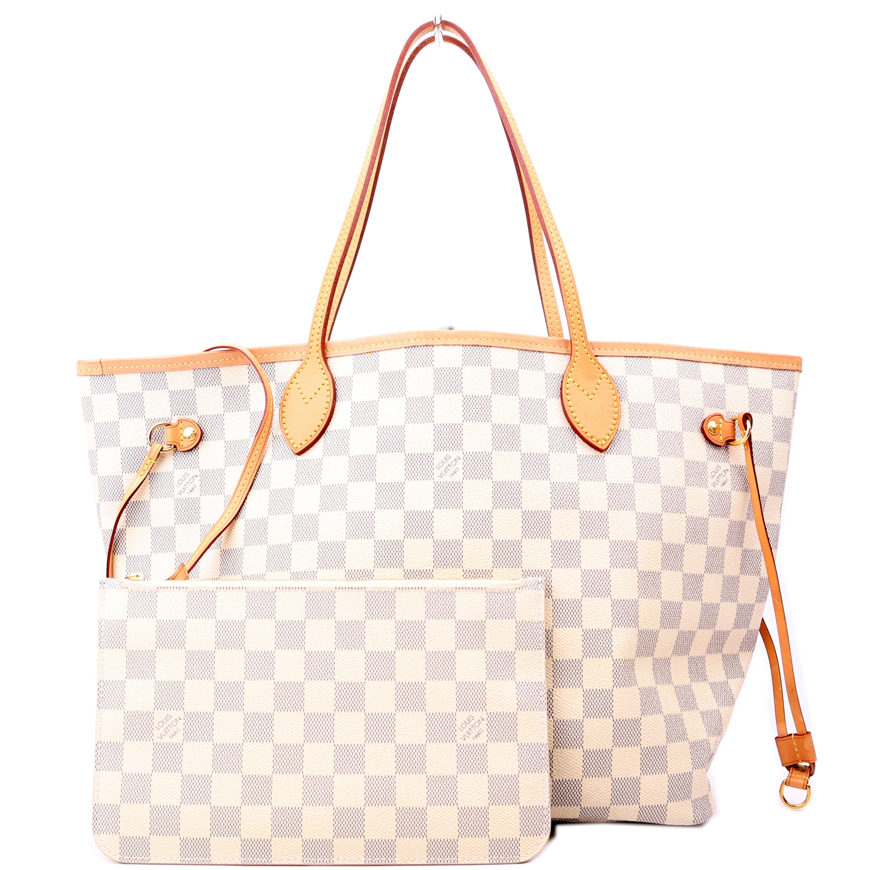 Neverfull with Wallet MM Damier Azur
