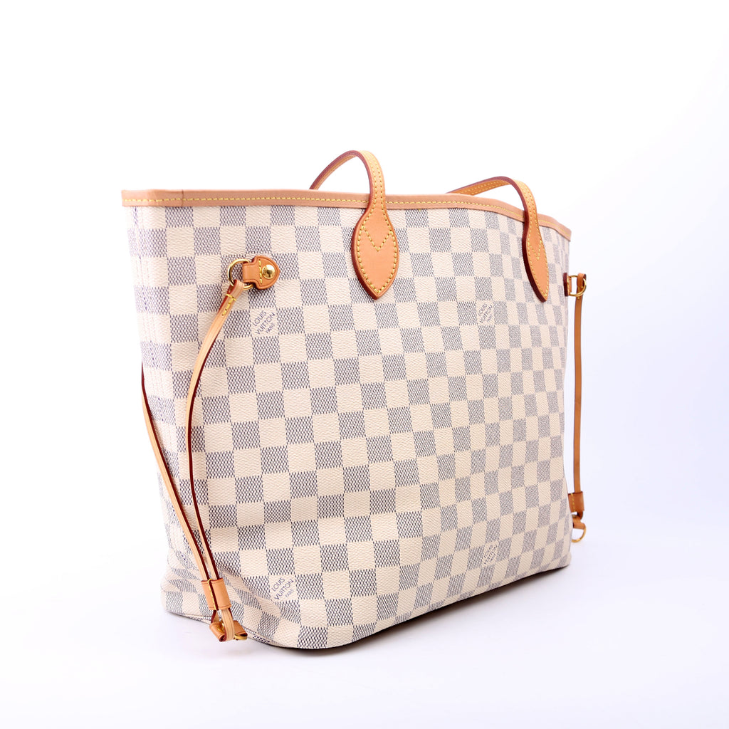 Neverfull with Wallet MM Damier Azur