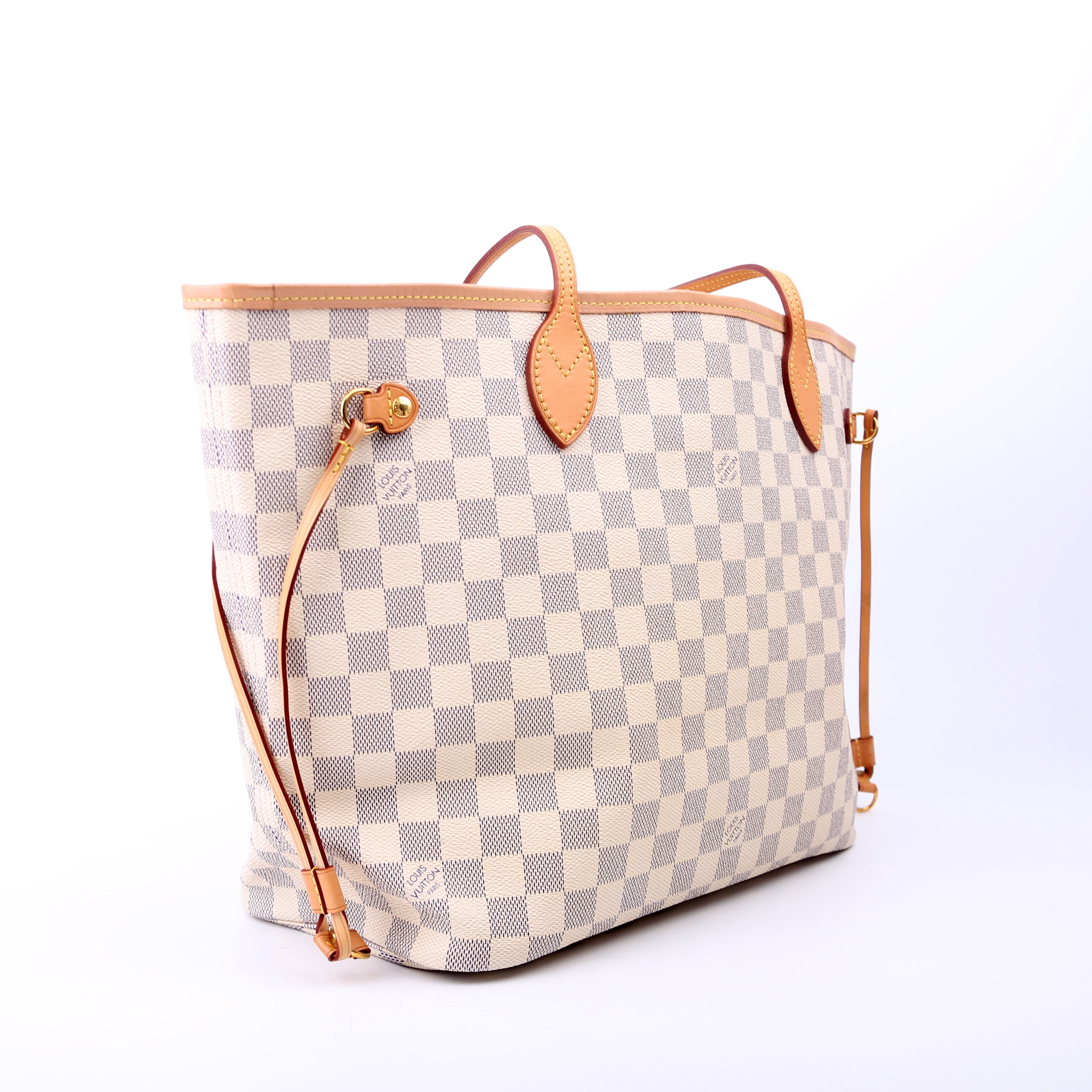 Neverfull with Wallet MM Damier Azur