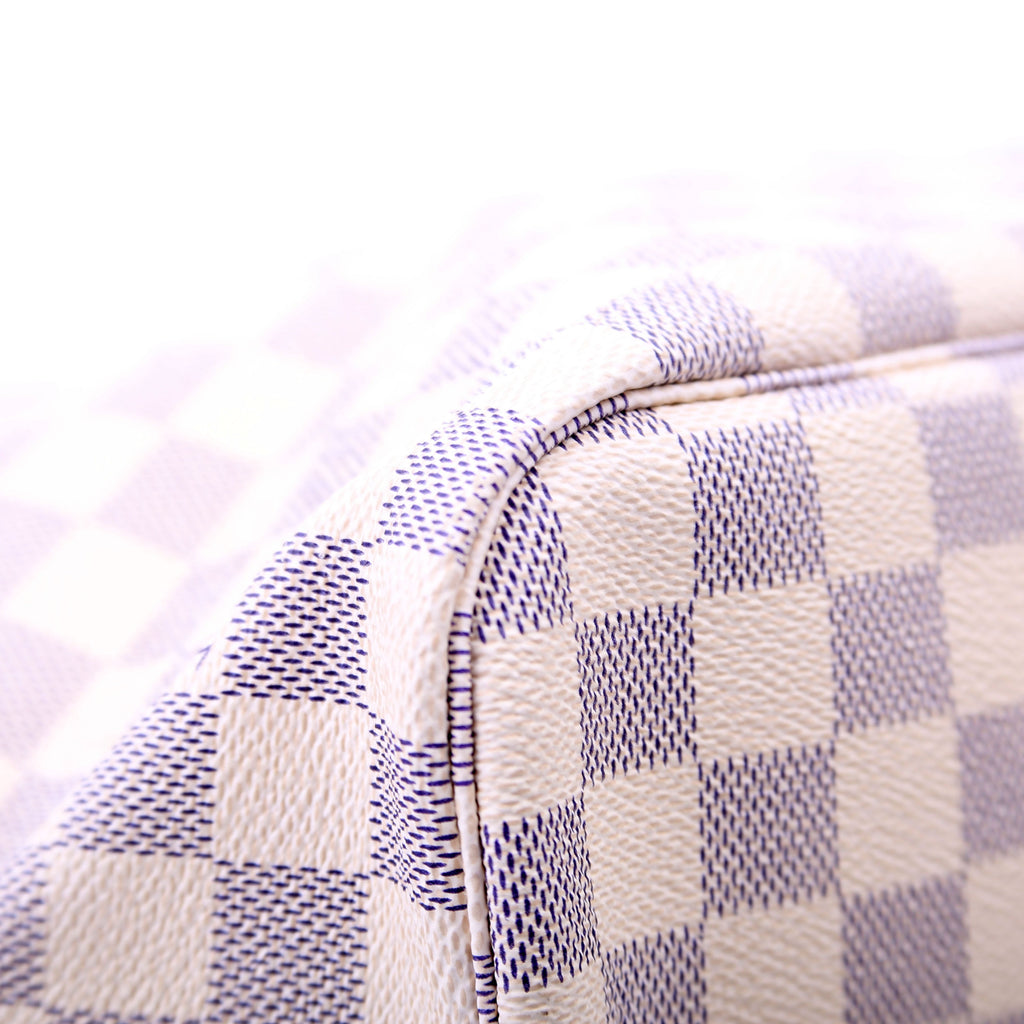 Neverfull with Wallet MM Damier Azur