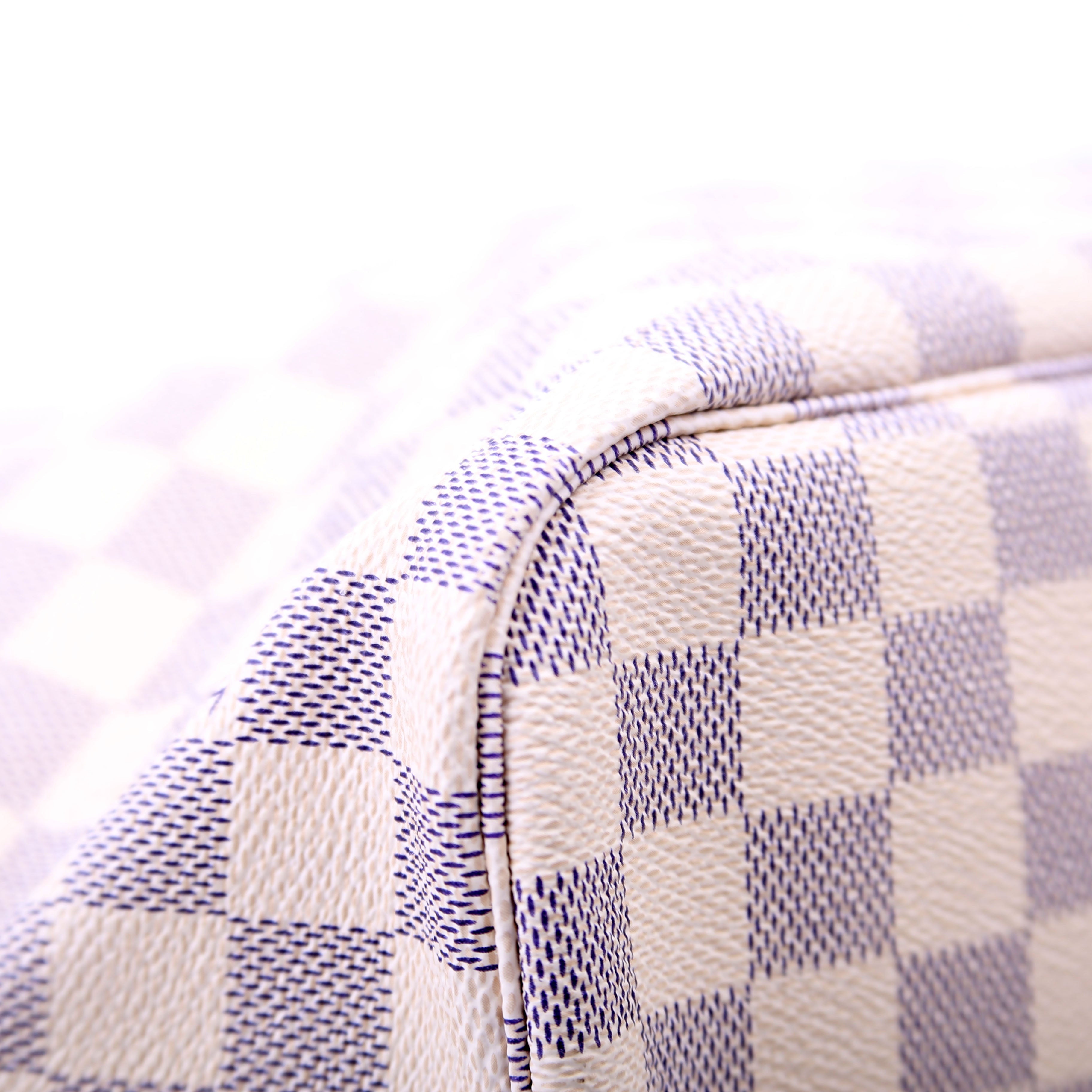 Neverfull with Wallet MM Damier Azur