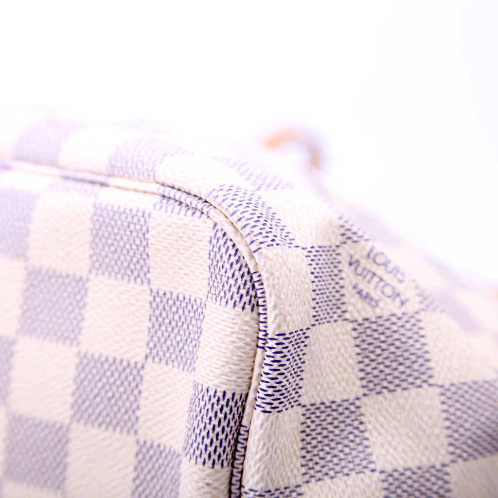 Neverfull with Wallet MM Damier Azur