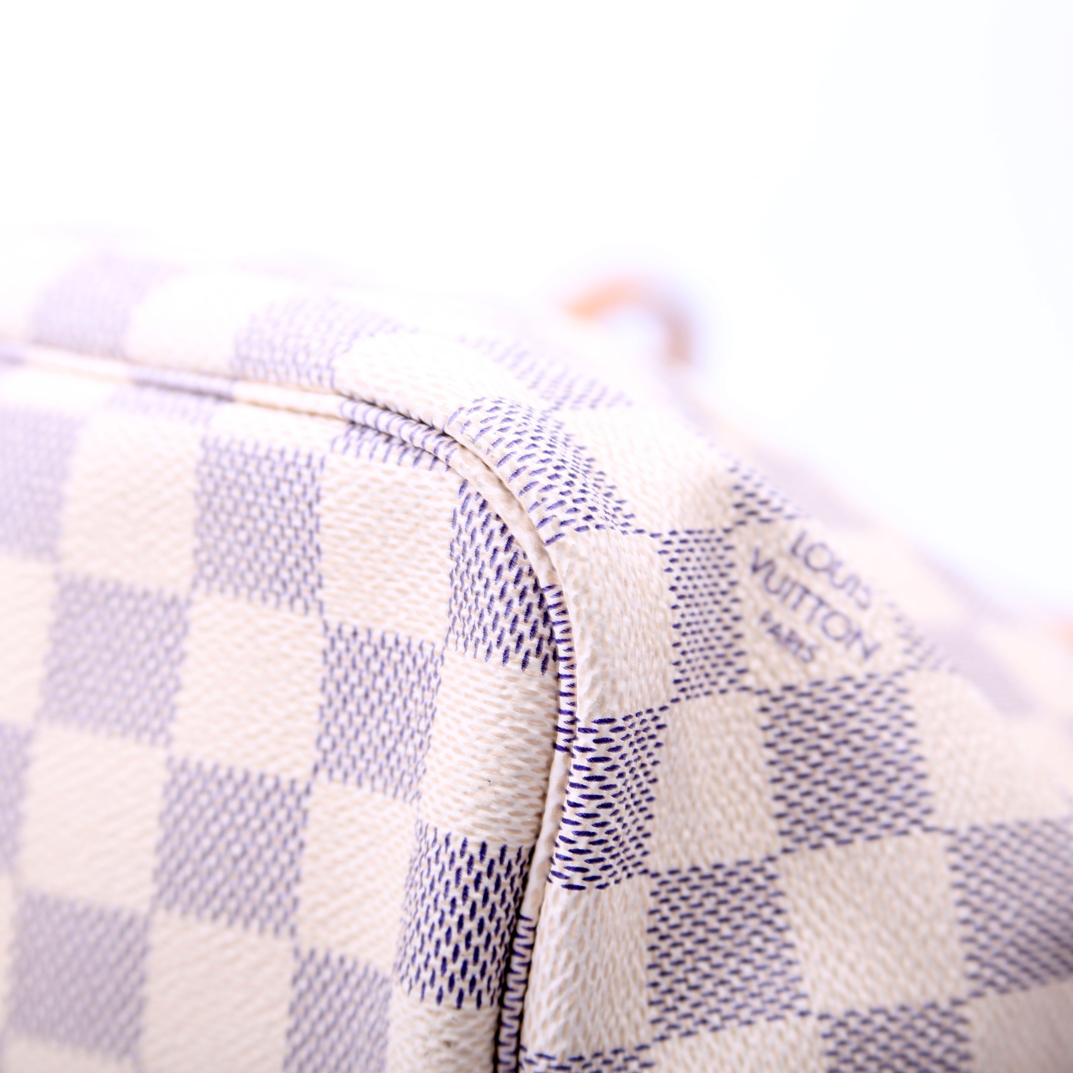 Neverfull with Wallet MM Damier Azur