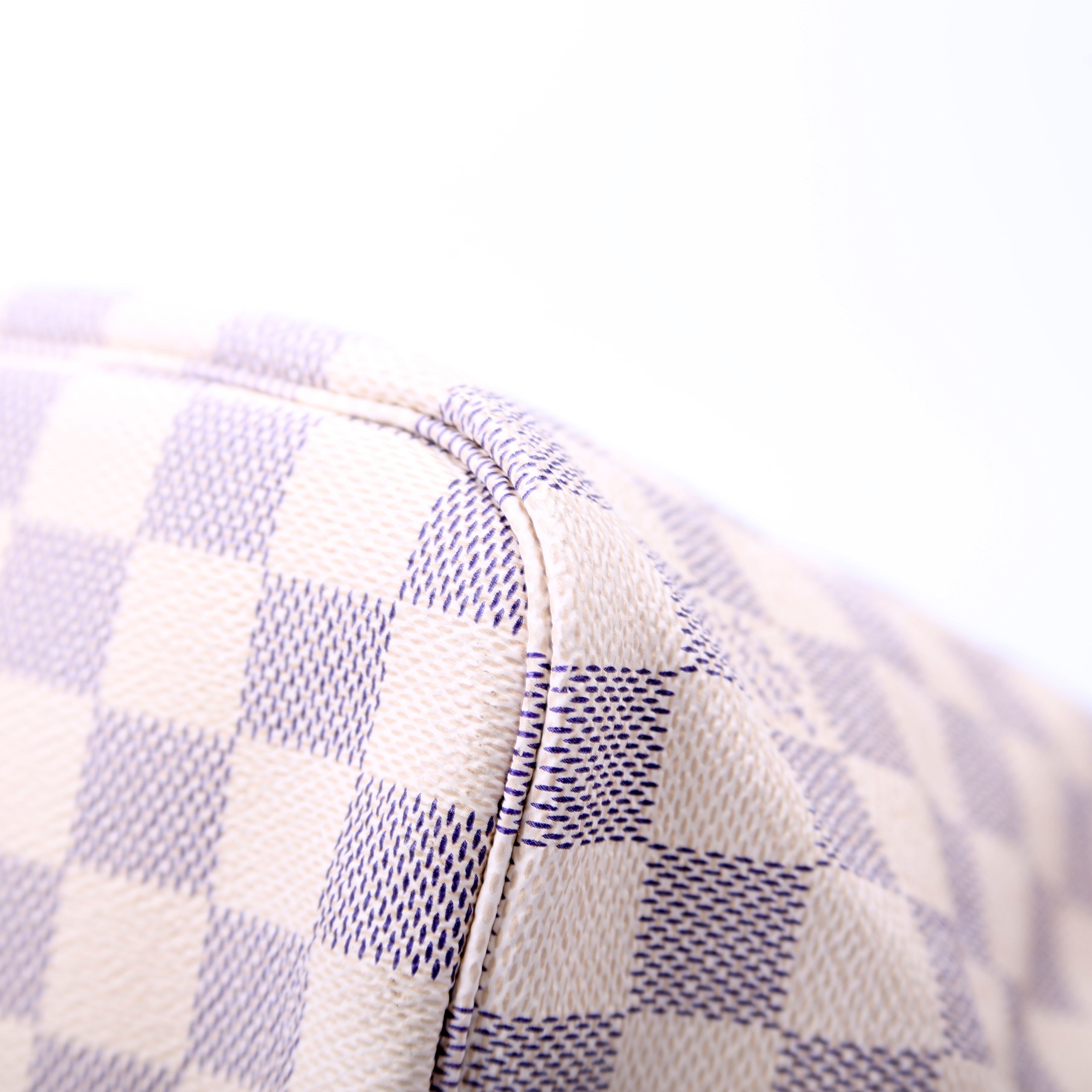 Neverfull with Wallet MM Damier Azur