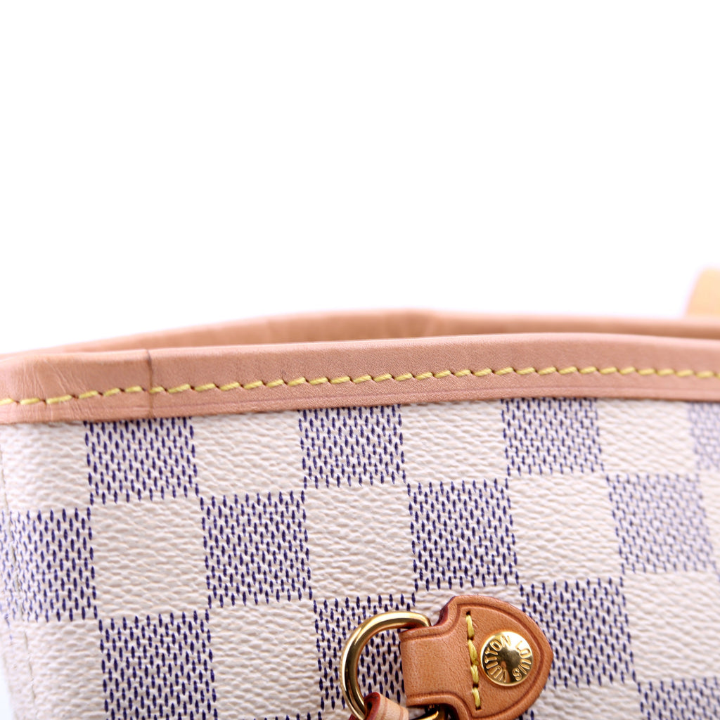 Neverfull with Wallet MM Damier Azur
