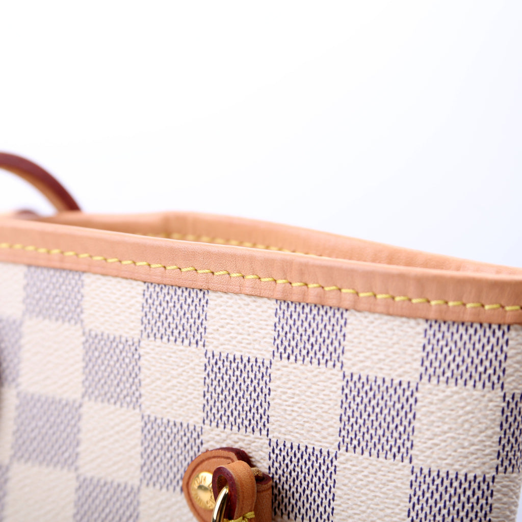 Neverfull with Wallet MM Damier Azur