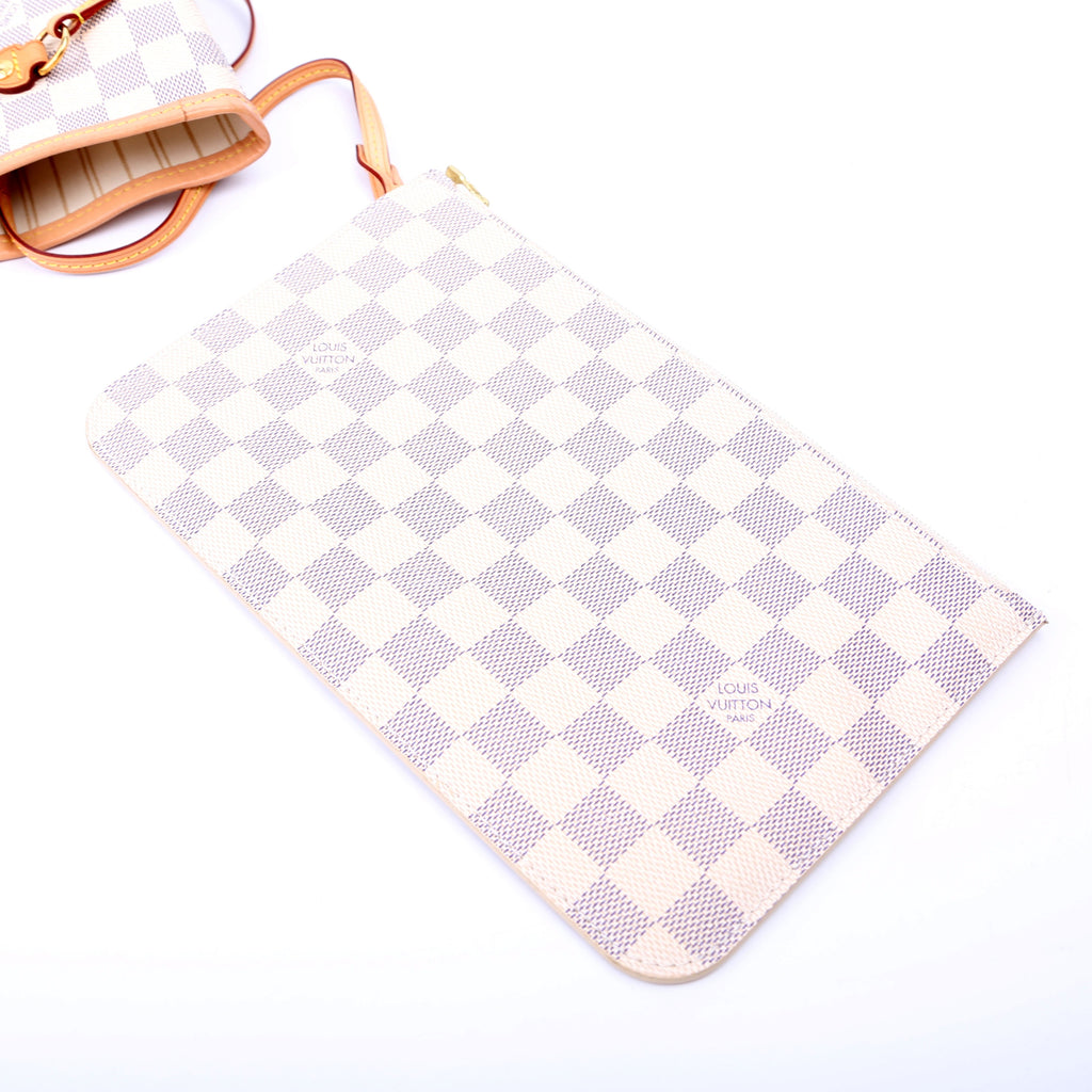 Neverfull with Wallet MM Damier Azur
