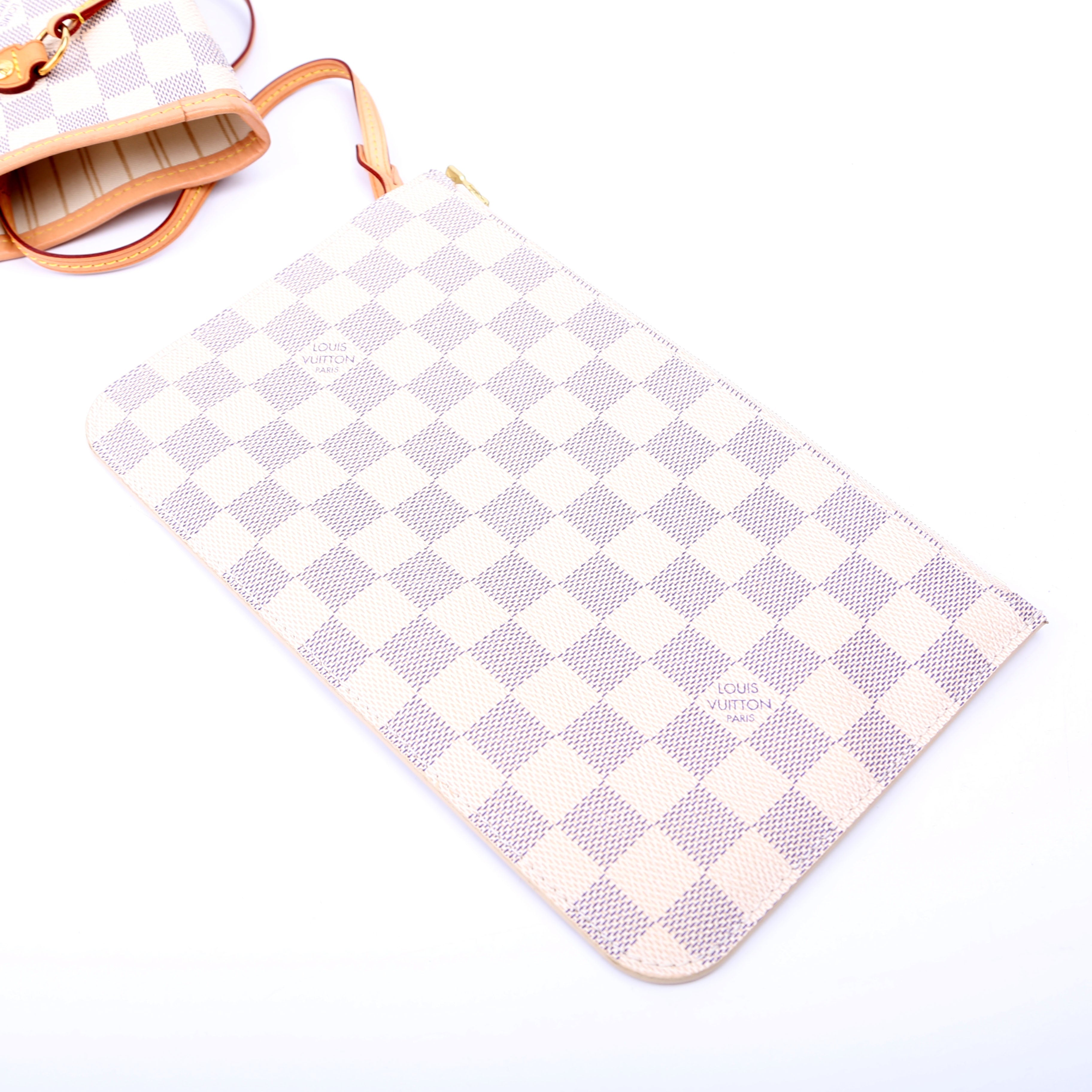 Neverfull with Wallet MM Damier Azur