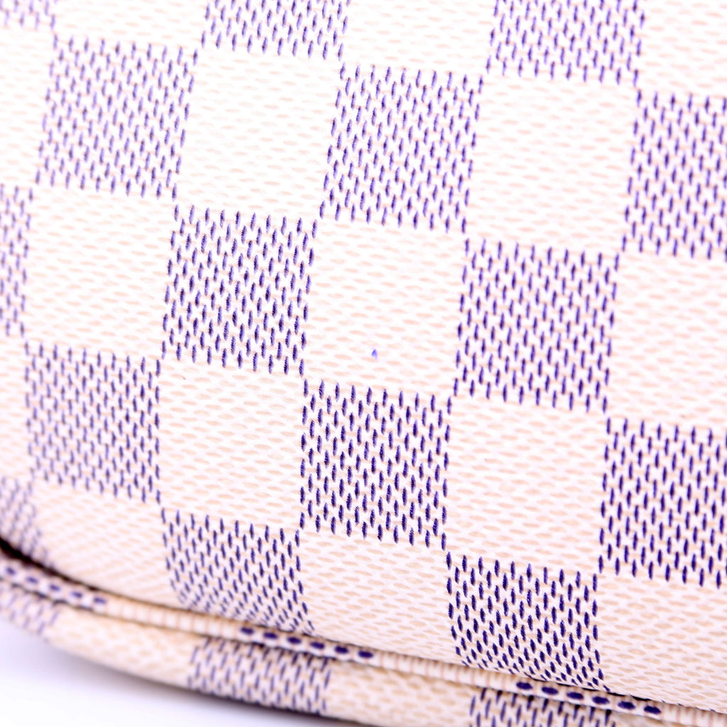 Neverfull With Wallet MM Damier Azur Pink