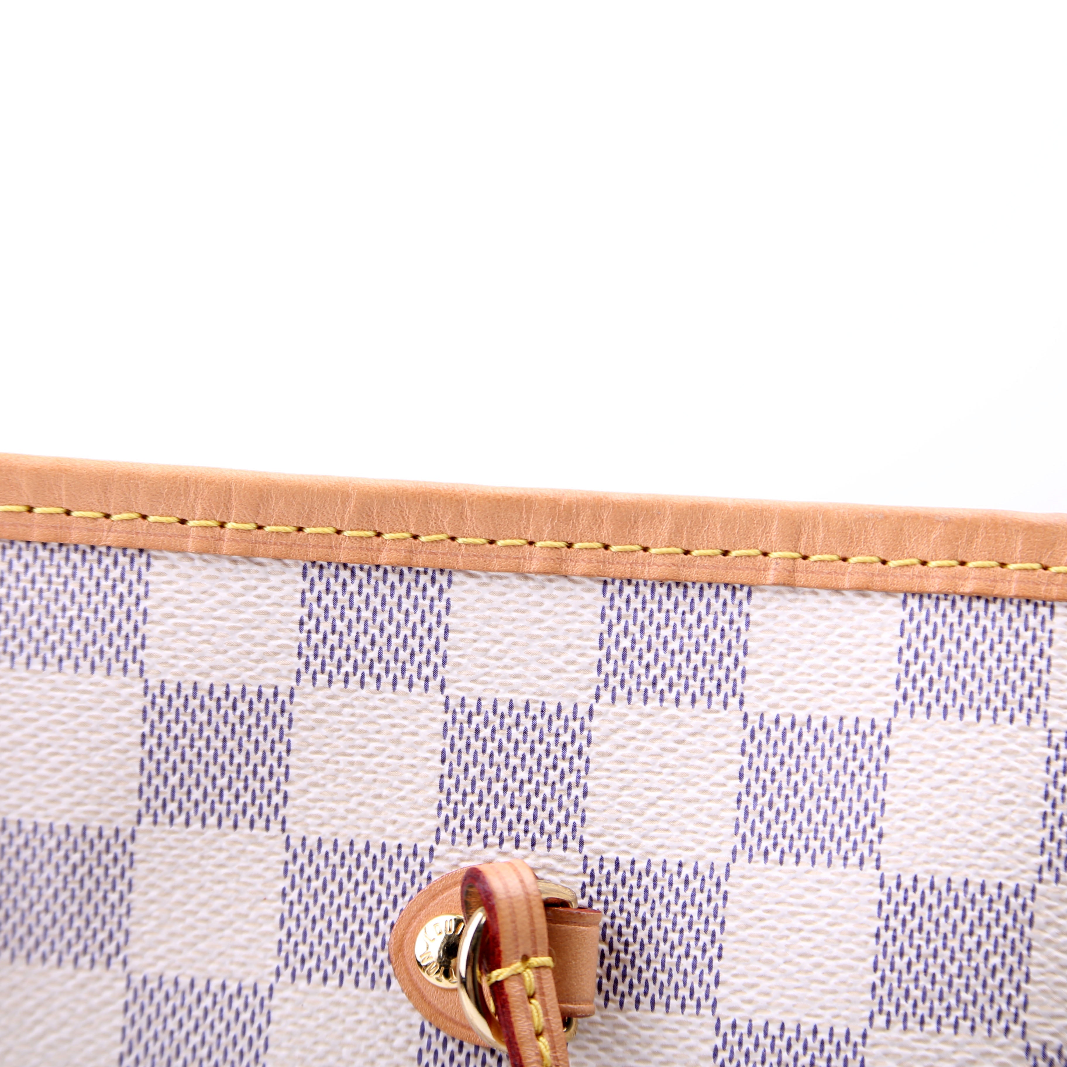 Neverfull With Wallet MM Damier Azur Pink