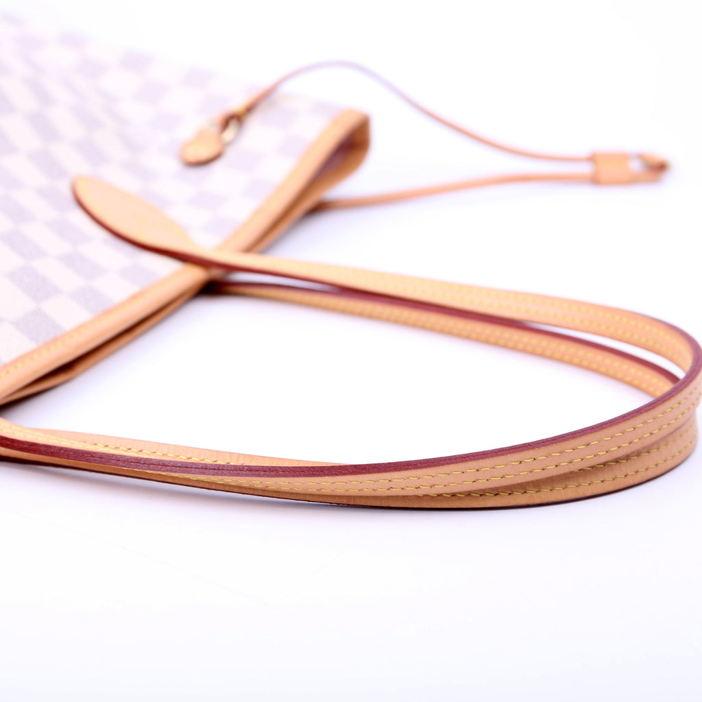 Neverfull With Wallet MM Damier Azur Pink