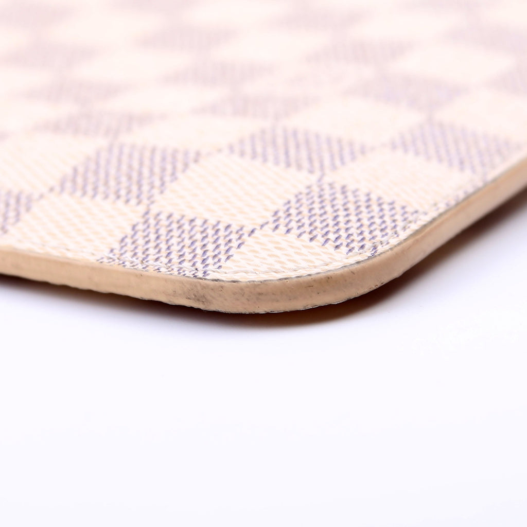 Neverfull With Wallet MM Damier Azur Pink