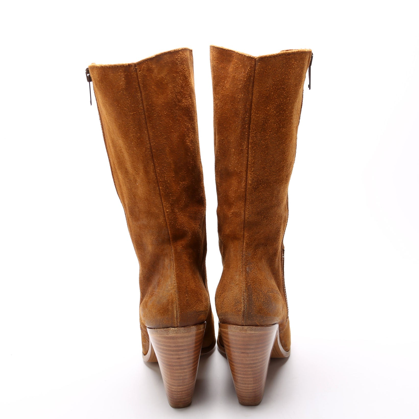Candy Suede Cowboy Boots Size 39 Brown