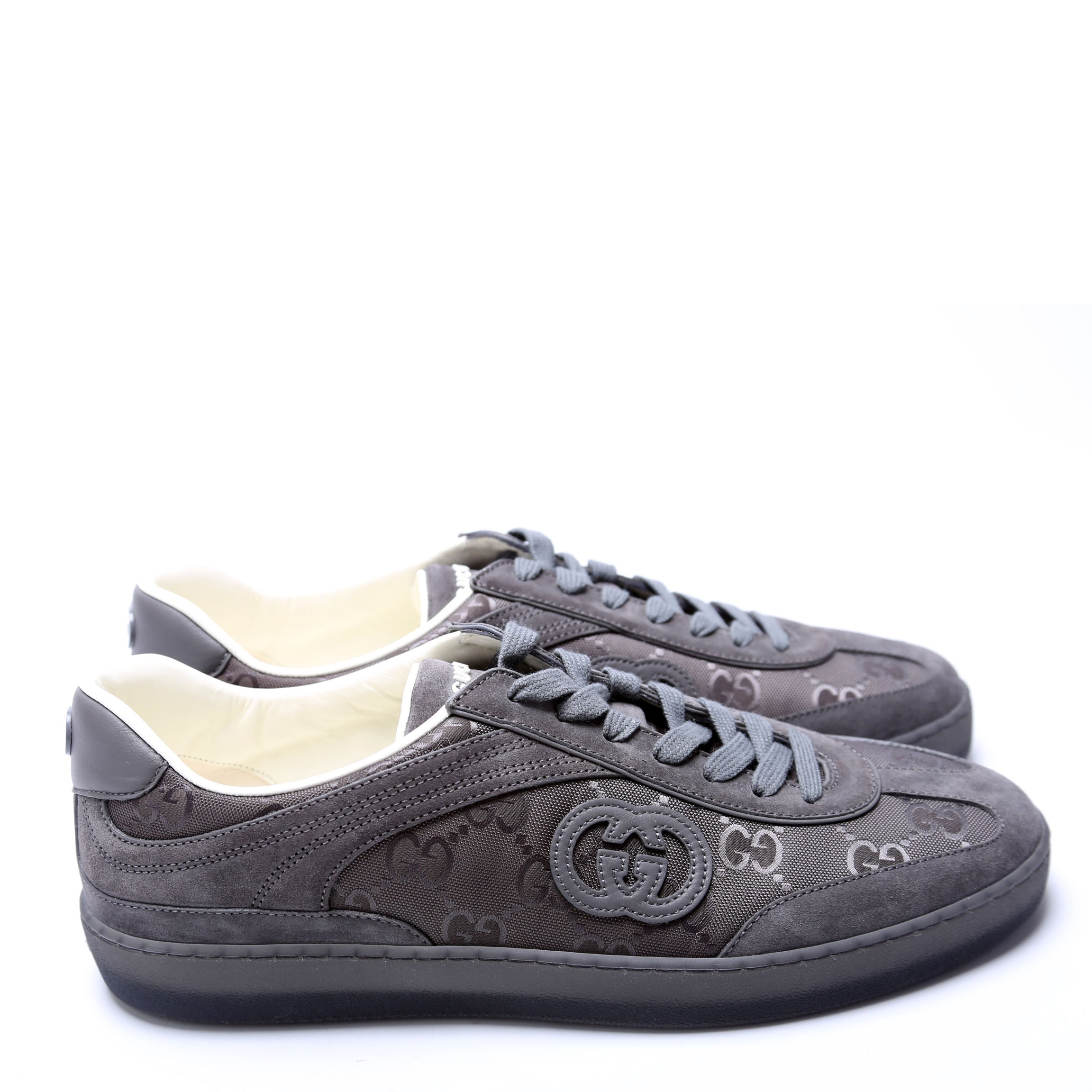 G75 Suede/Nylon Sneakers Men's Size 8.5 (Women's 41) Grey