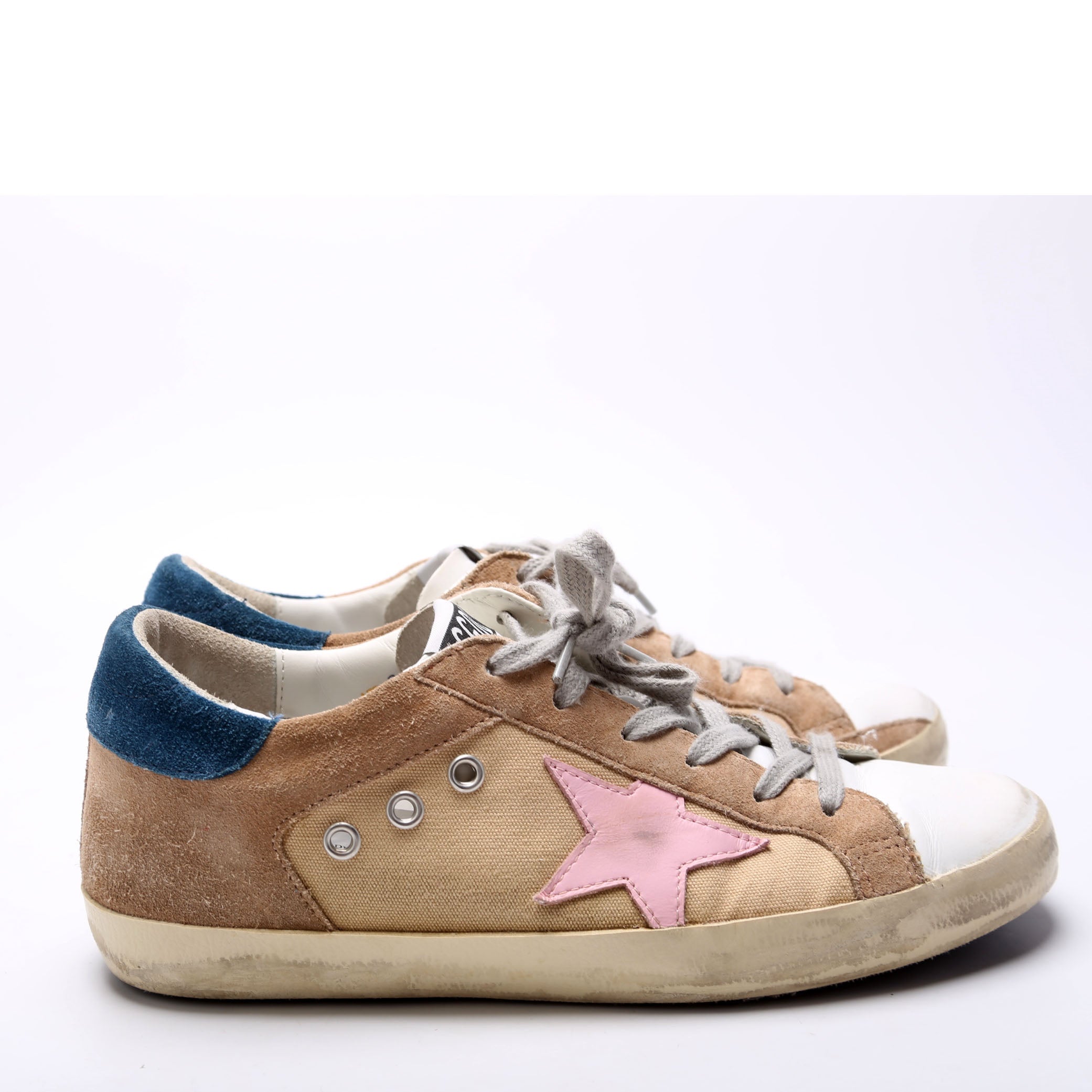 Superstar Sneakers Size 38 Tan/Multicolor