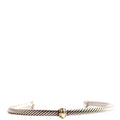 Classic Cable 4MM Bangle Bracelet 925/750