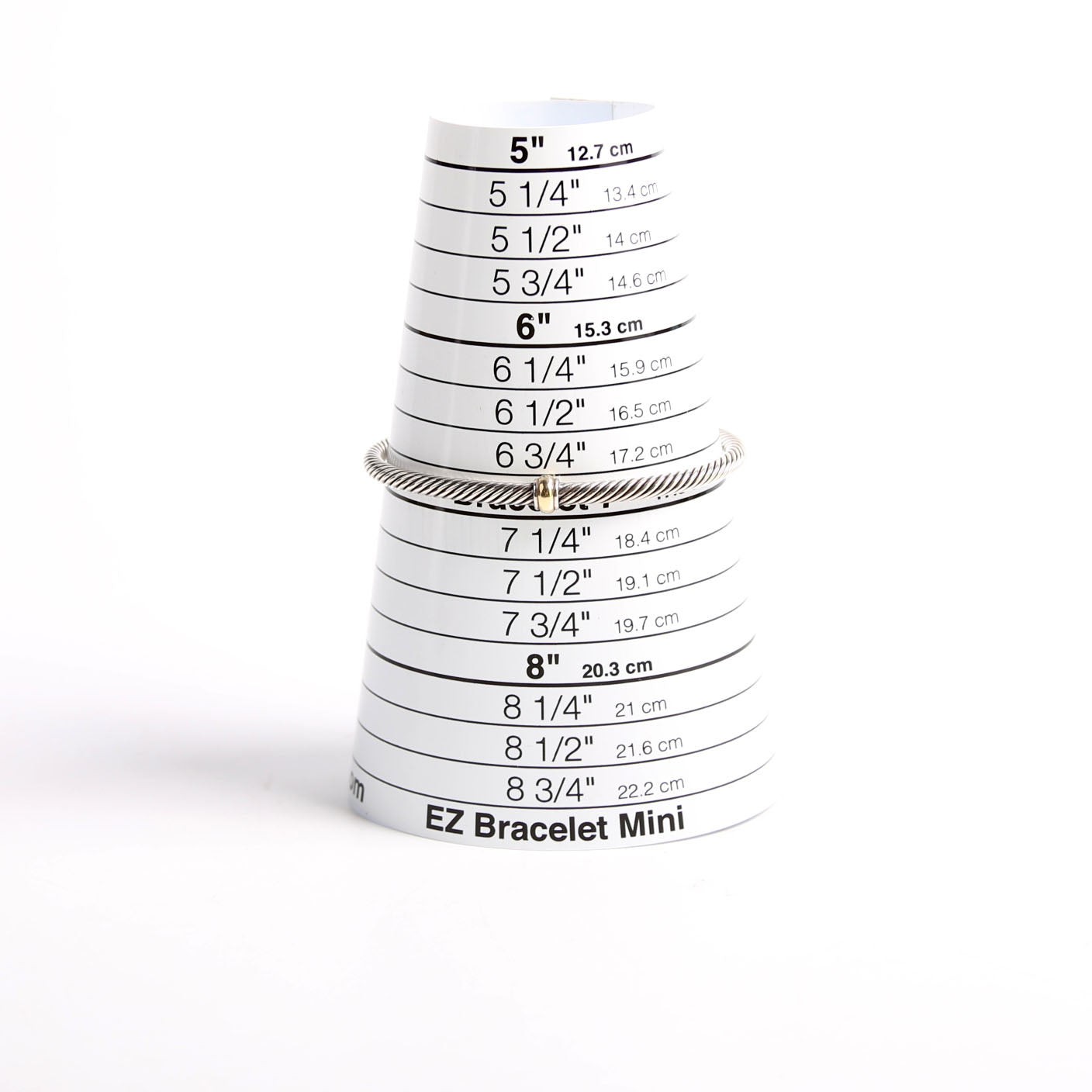 Classic Cable 4MM Bangle Bracelet 925/750