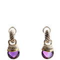 Acorn Pendant Earrings 925/585/Amethyst