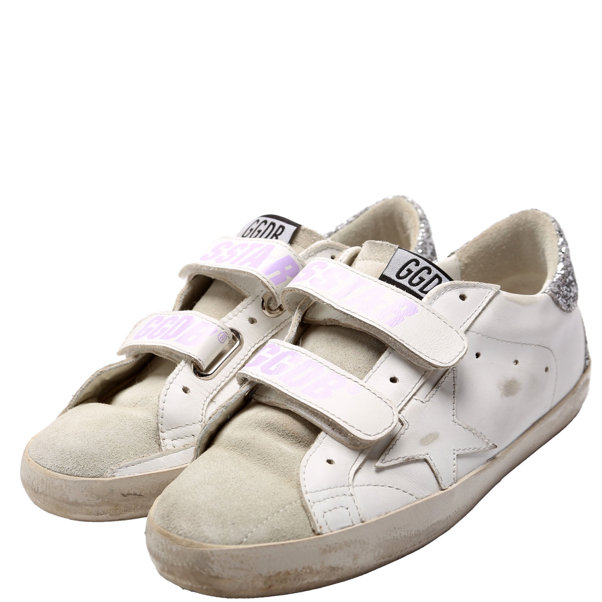 Old School Sneakers Size 37 White/Silver