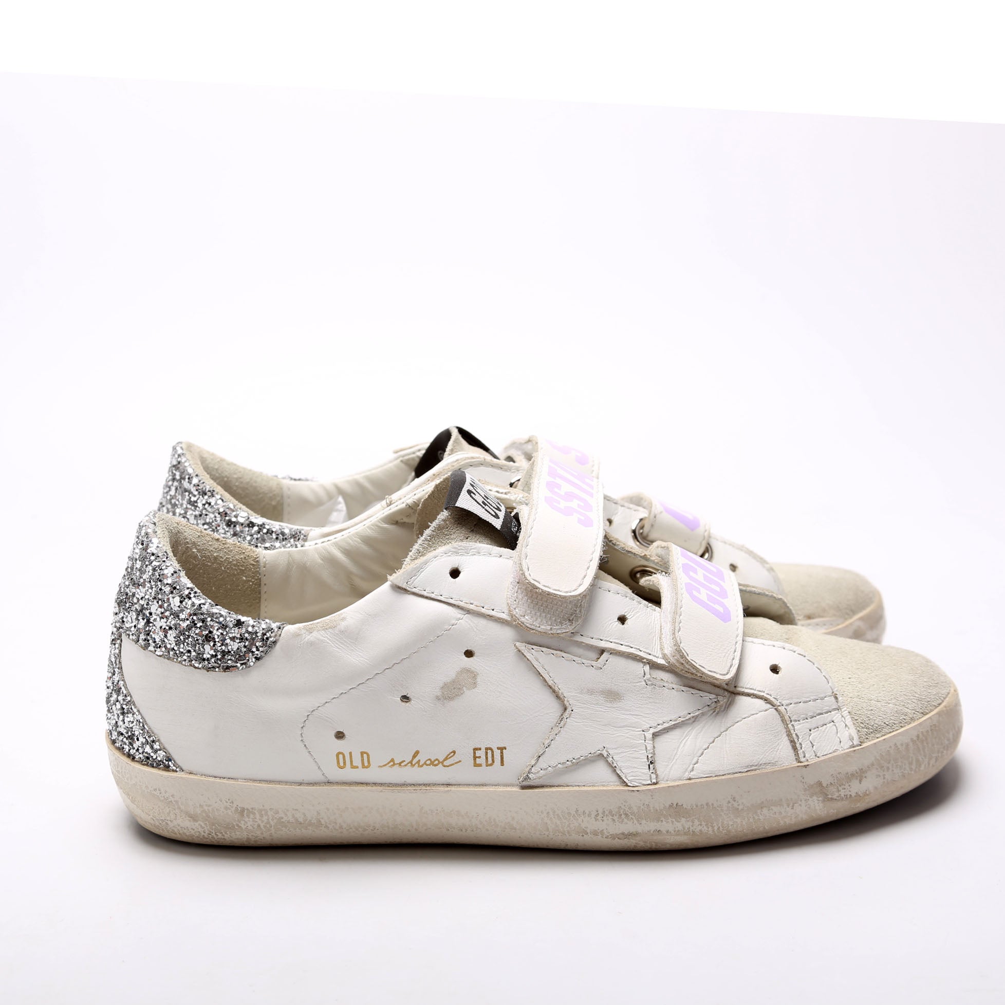 Old School Sneakers Size 37 White/Silver