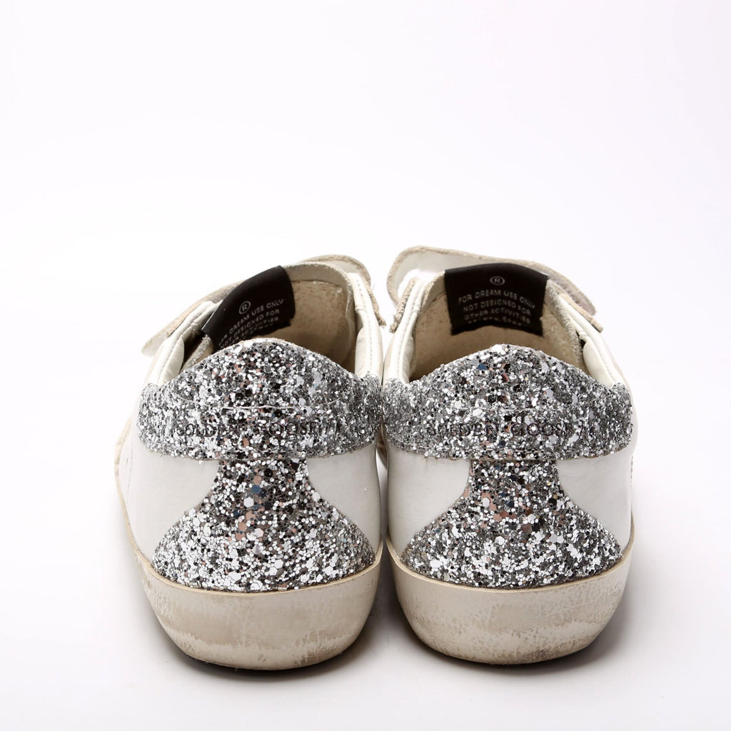 Old School Sneakers Size 37 White/Silver