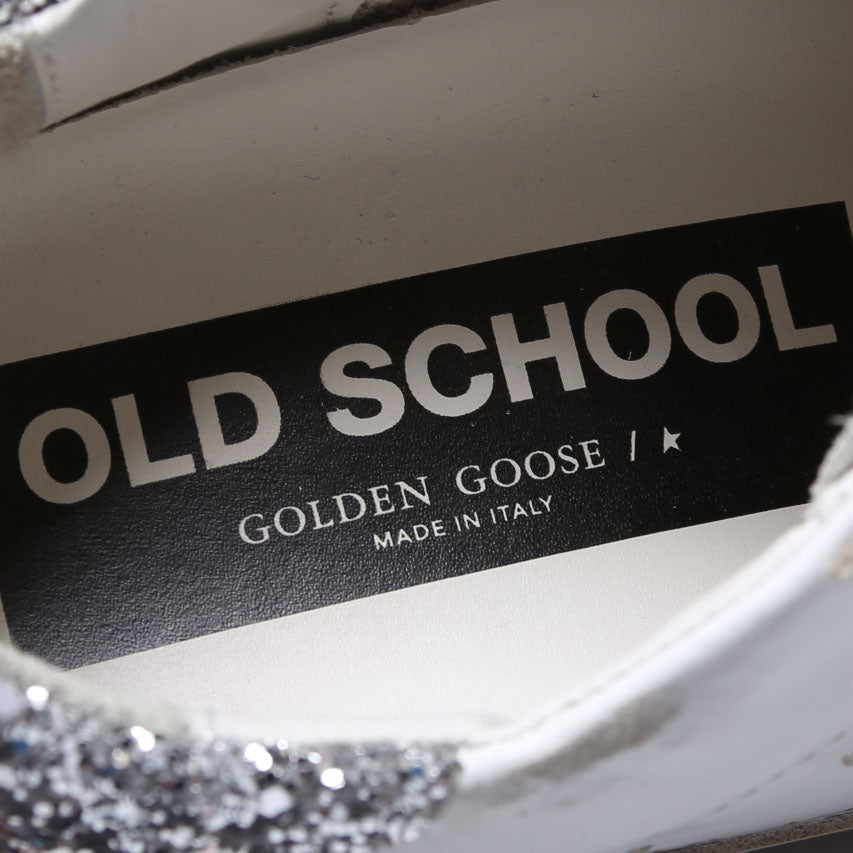 Old School Sneakers Size 37 White/Silver