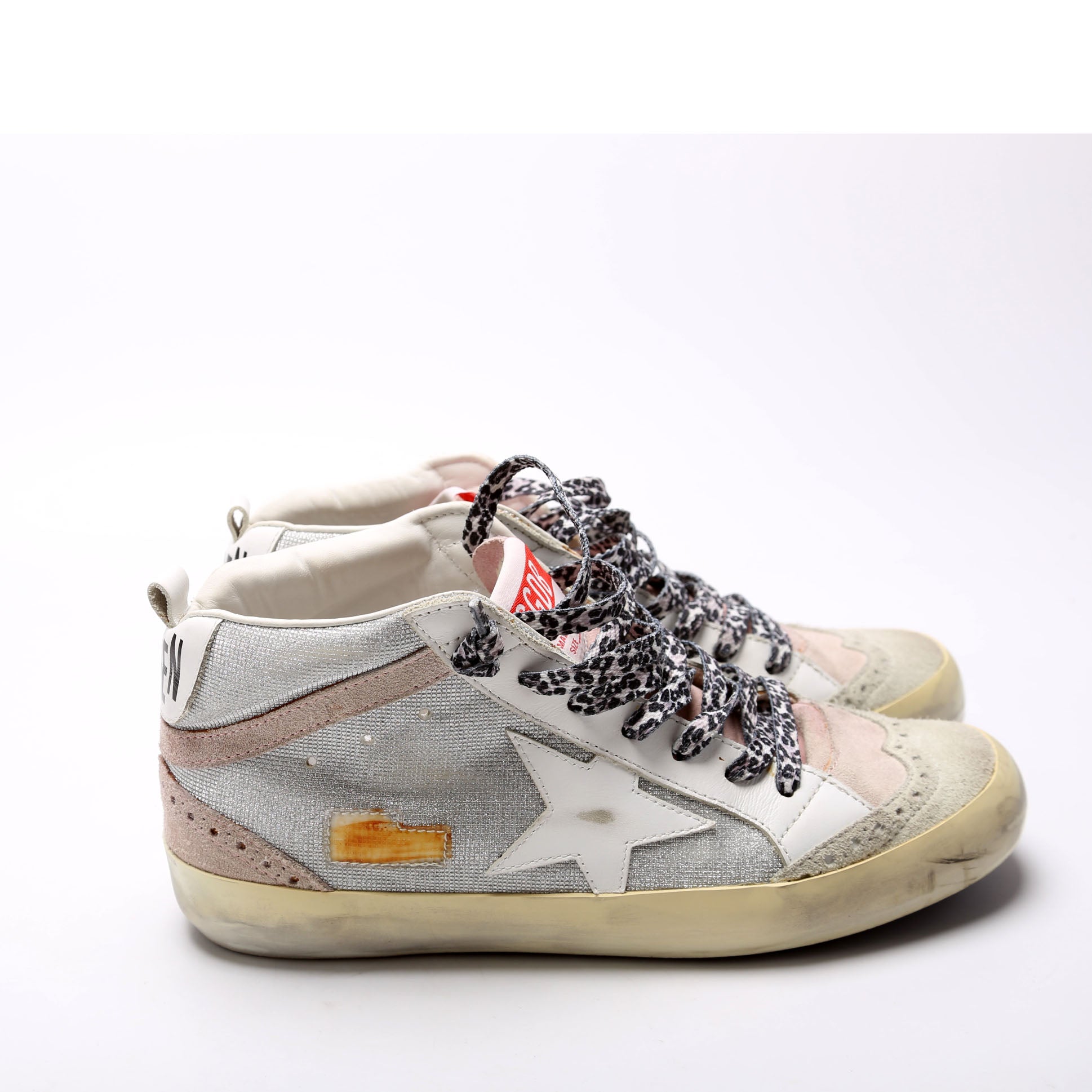 Midstar Sneakers Size 36 Silver/Pink