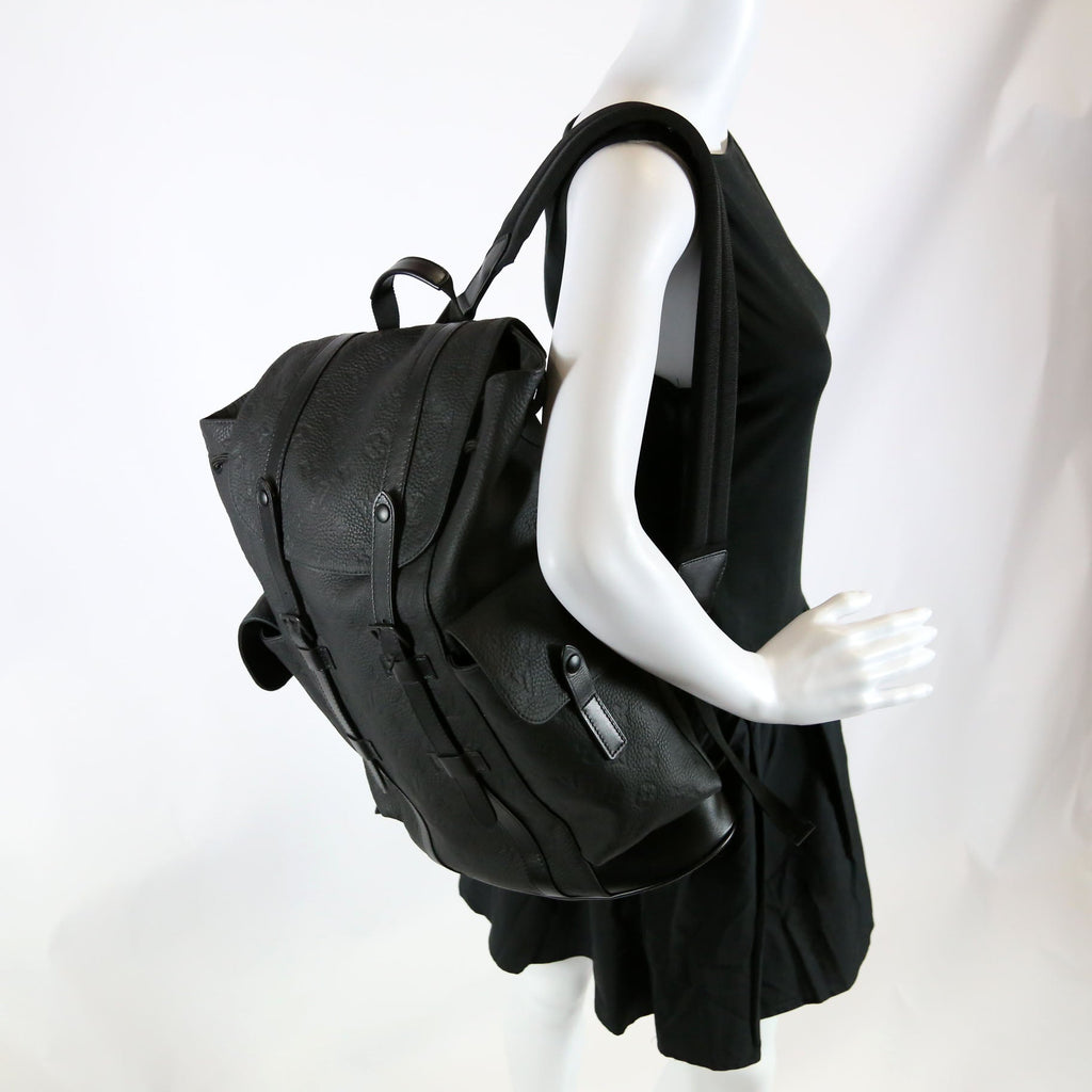 Christopher MM Backpack Taurillon Black