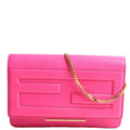 8M0346 Nappa Tube Wallet On Chain Pink