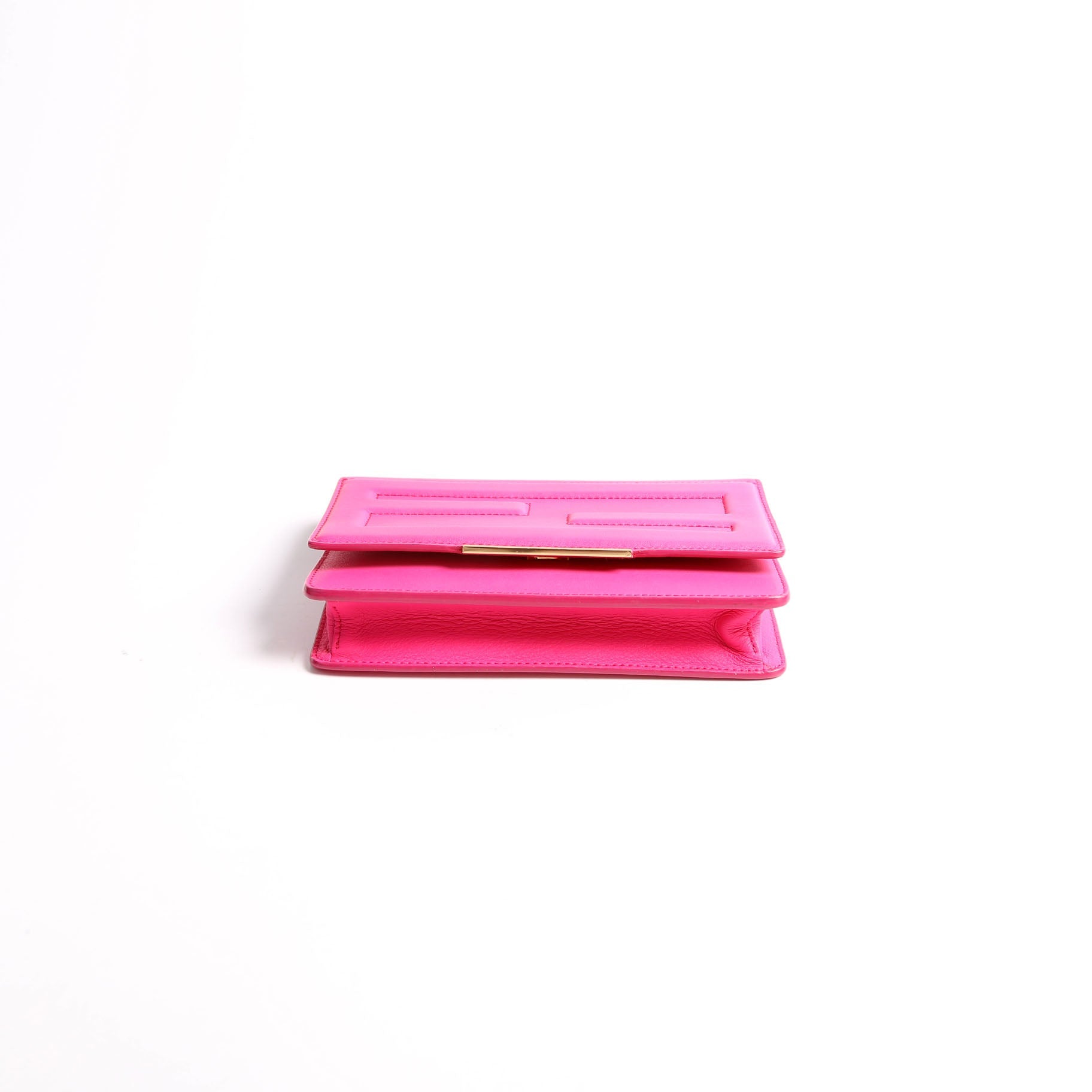 8M0346 Nappa Tube Wallet On Chain Pink