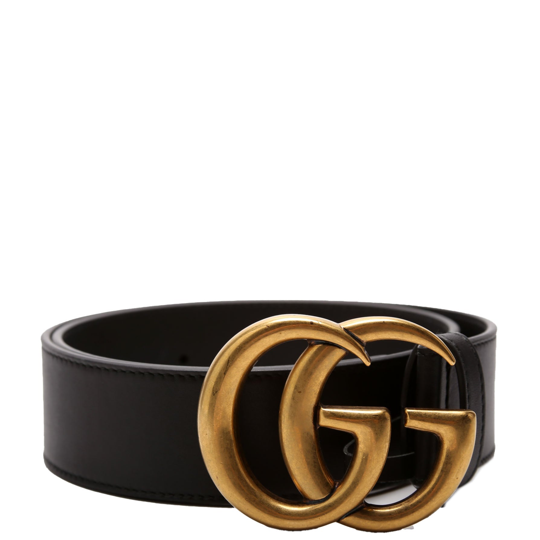Gucci 400593 GG Marmont Belt Size 70/28 Black