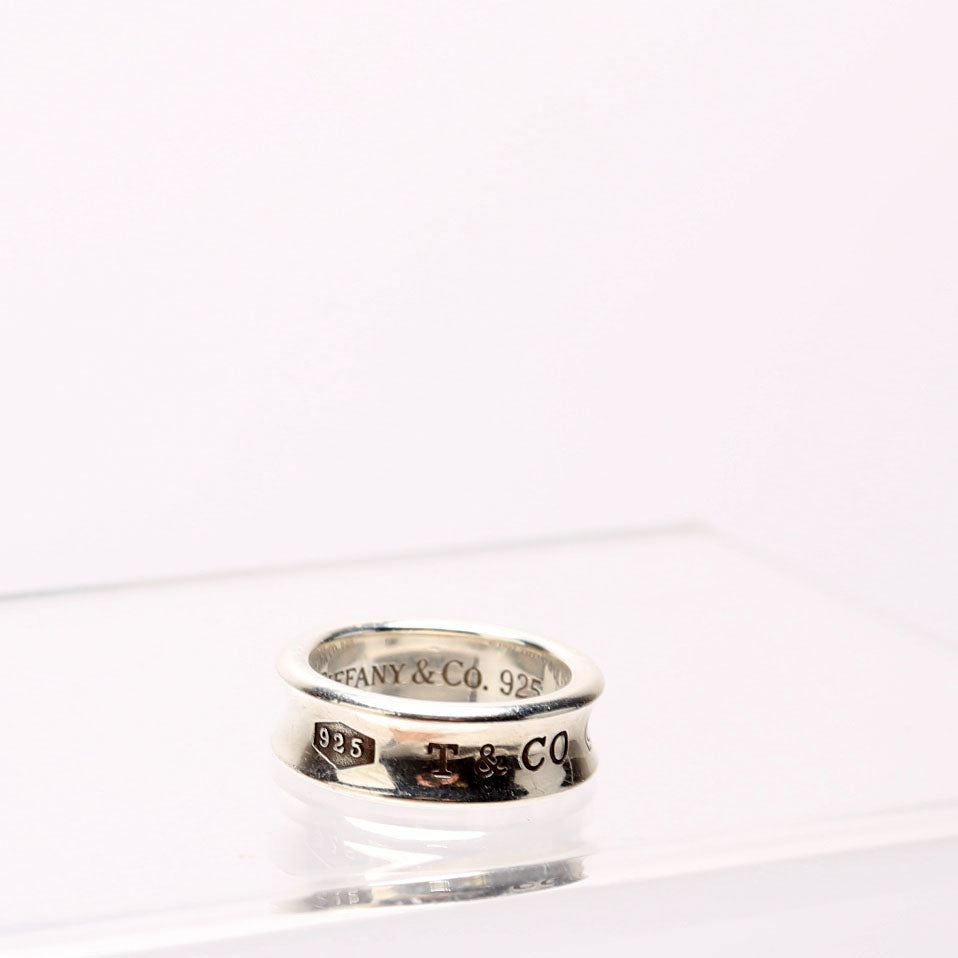 1837 Band Wide Ring Size 6.5 Silver