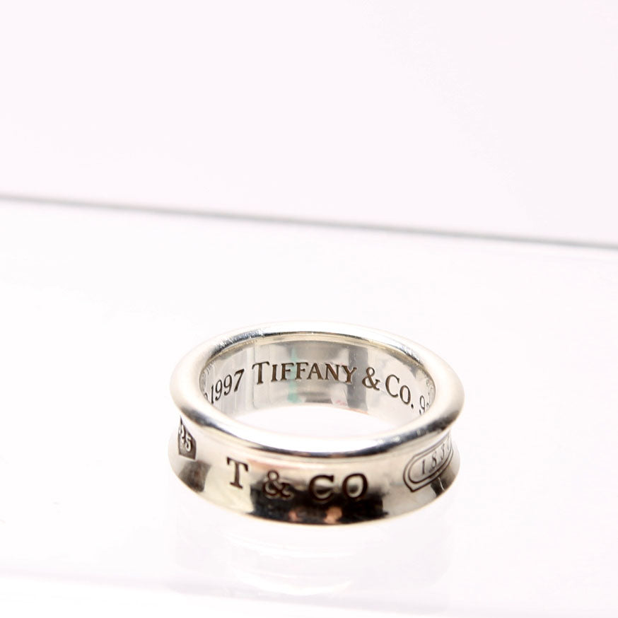 1837 Band Wide Ring Size 6.5 Silver