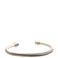 Classic Cable 5MM Bracelet 925/Pave/Topaz