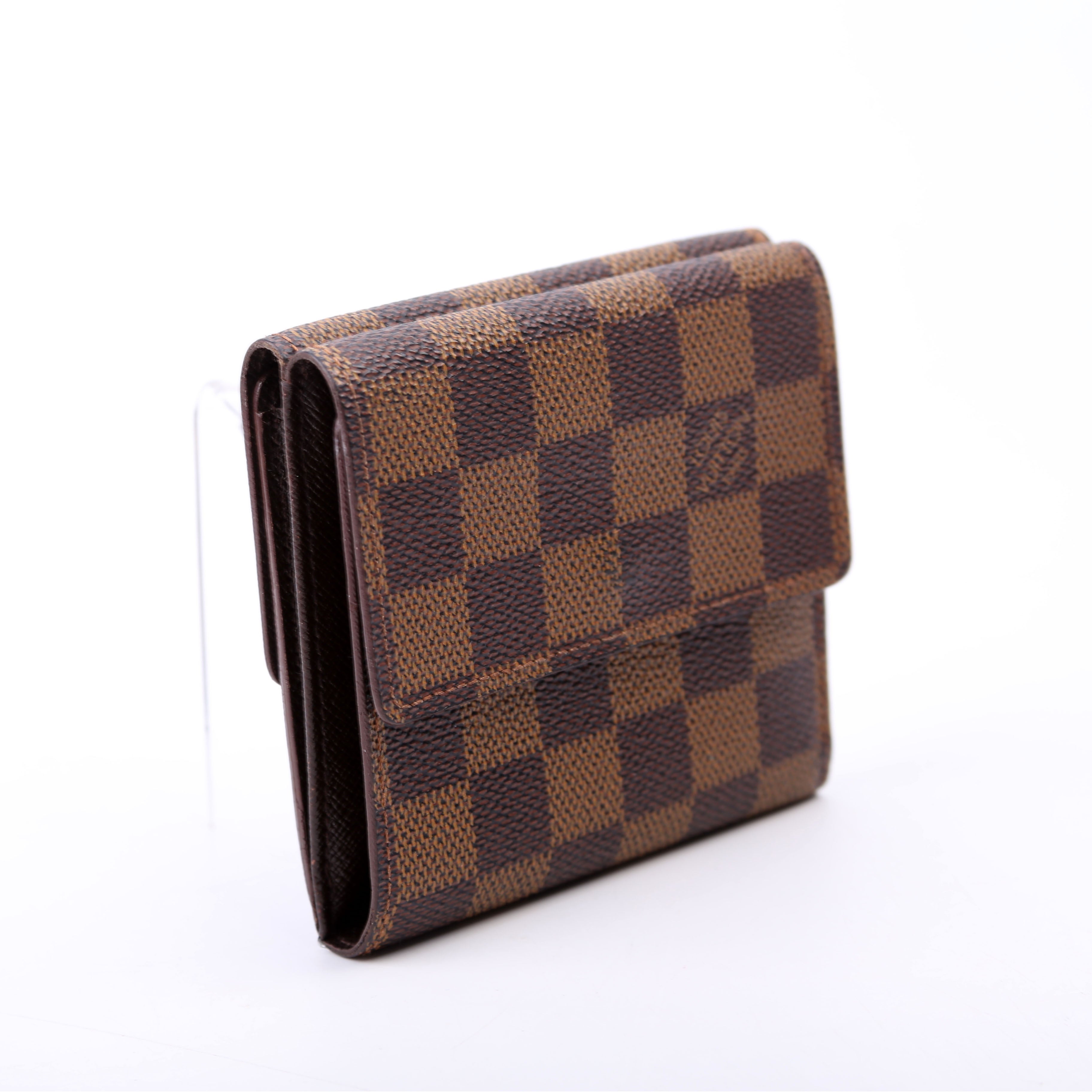 Elise Wallet Damier Ebene