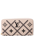 Zippy Wallet Broderies Bicolor Empreinte White/Black