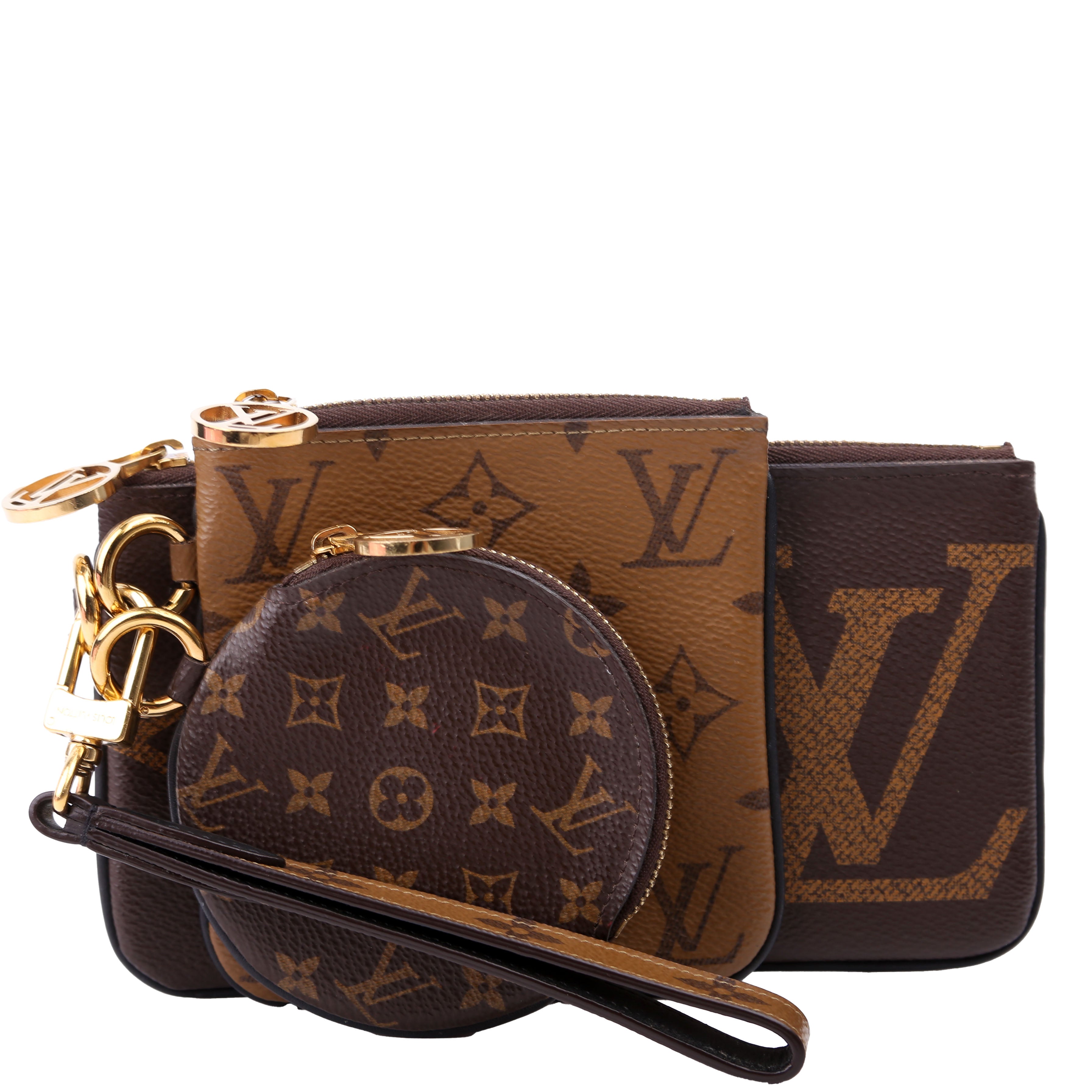 Trio Pochette Reverse Monogram