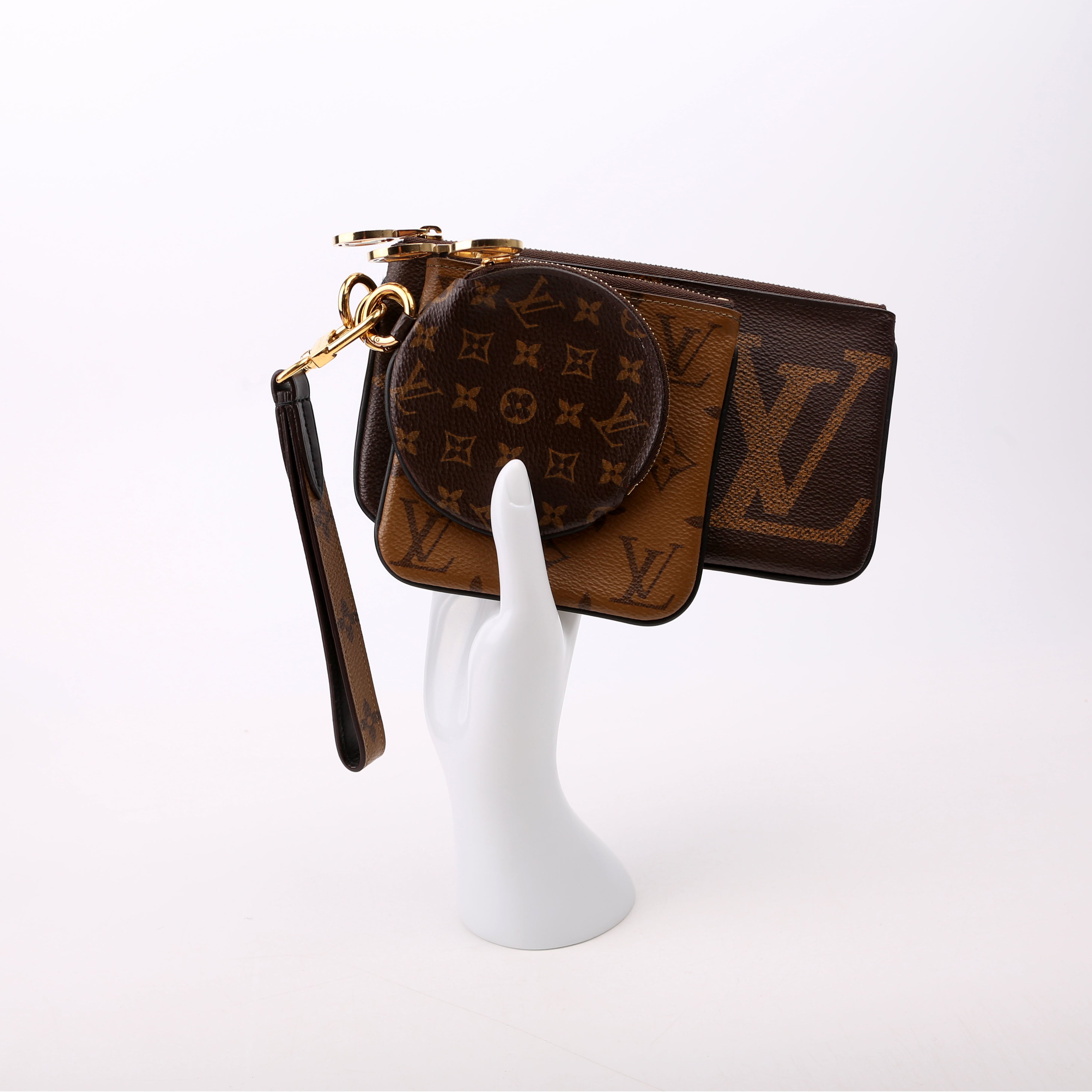 Trio Pochette Reverse Monogram