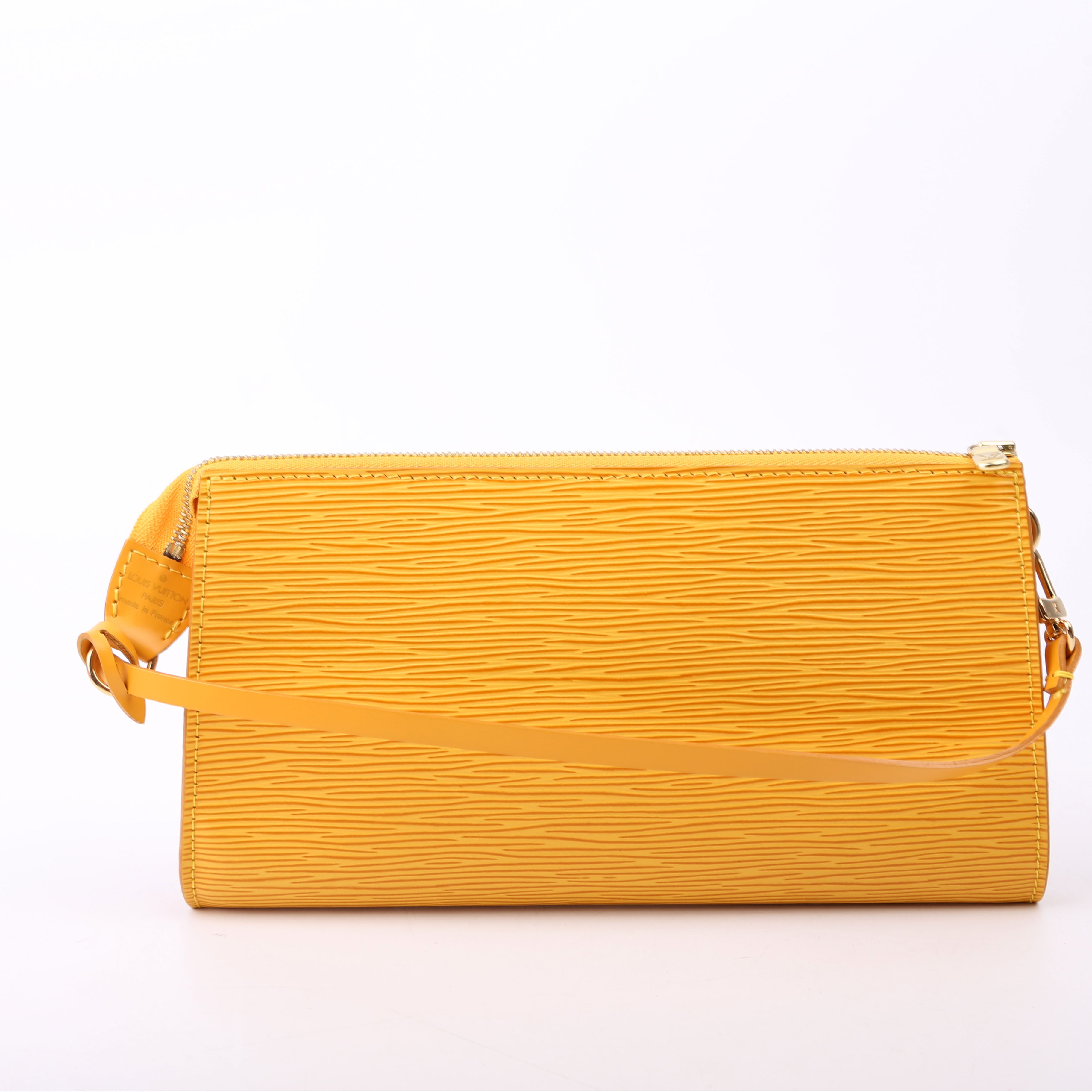 Pochette Accessories Epi Yellow